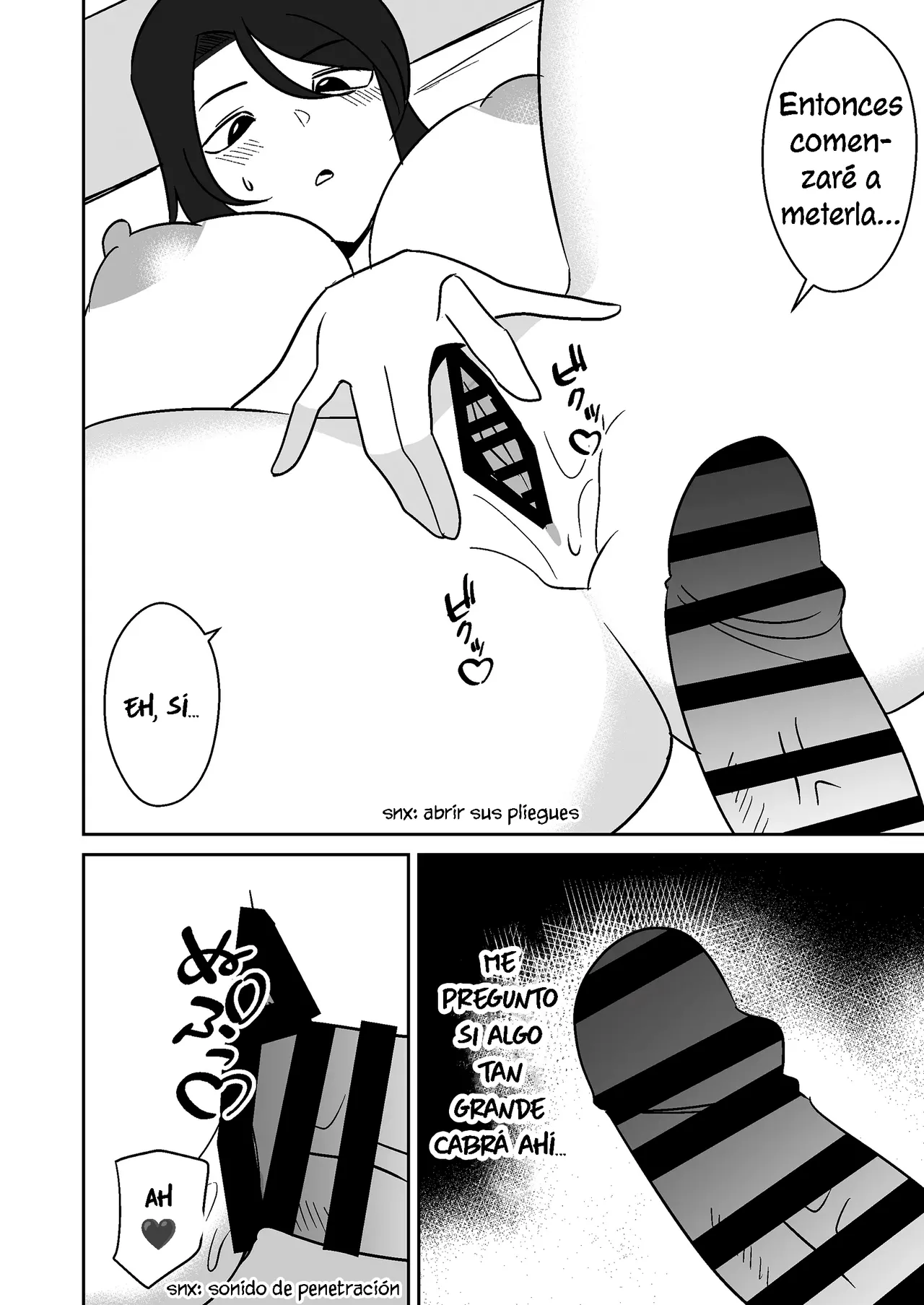 [Shikibuton Cover] Shiri no Dekai MotoYan Hitozuma ni Tanetsuke Press-suru Hanashi | Una Historia Sobre una Esposa Ex Delincuente con un Gran Trasero que Queda Embarazada [Spanish] [La Legión Fantasma] image number 13