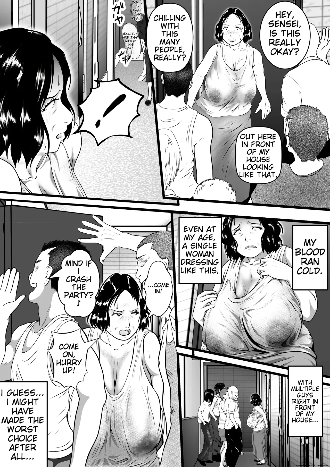 [Nishiro Ui] Tokkan Kouji Saien ~Akaruku Minna ni Yasashikute, Tsurai Tokoro o Misenai Oba-chan Sensei ga, Nando mo Botebara ni Sarete....... Kokoro nai Uwasa ni mo Modashite Taeru, Sono Riyuu (Wake)~ (AI translation) 26eme image