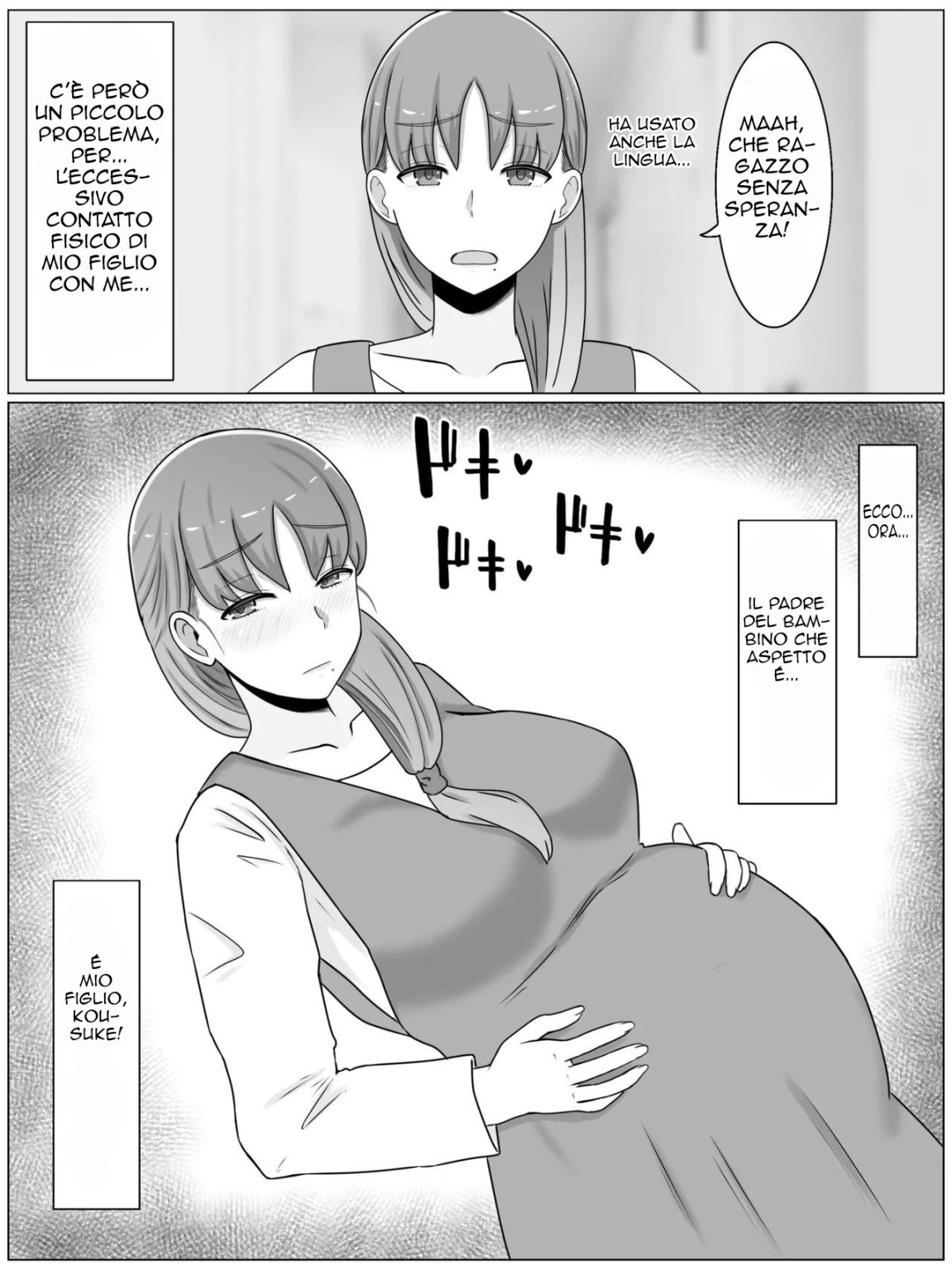 [Saimonke] Kaa-san to Shitai Koto ~ Zetsurin Musuko to no Seikatsu Kaisou Hen | Cosa voglio fare con mia madre ~ Vita sessuale con mio figlio che ha... [Italian] (Decensored) image number 5