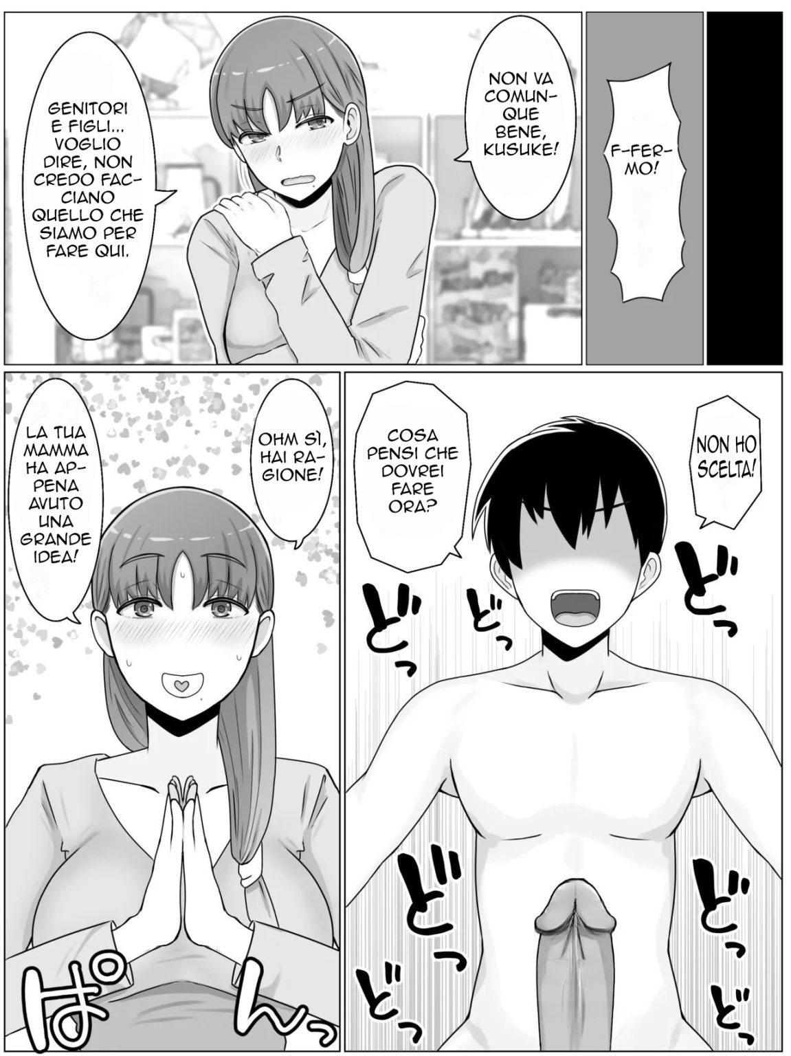 [Saimonke] Kaa-san to Shitai Koto ~ Zetsurin Musuko to no Seikatsu Kaisou Hen | Cosa voglio fare con mia madre ~ Vita sessuale con mio figlio che ha... [Italian] (Decensored) image number 7