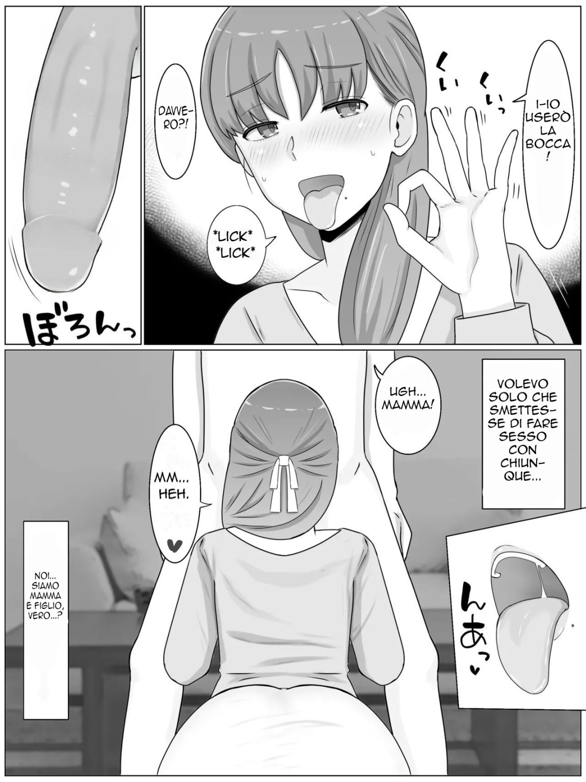 [Saimonke] Kaa-san to Shitai Koto ~ Zetsurin Musuko to no Seikatsu Kaisou Hen | Cosa voglio fare con mia madre ~ Vita sessuale con mio figlio che ha... [Italian] (Decensored) image number 8