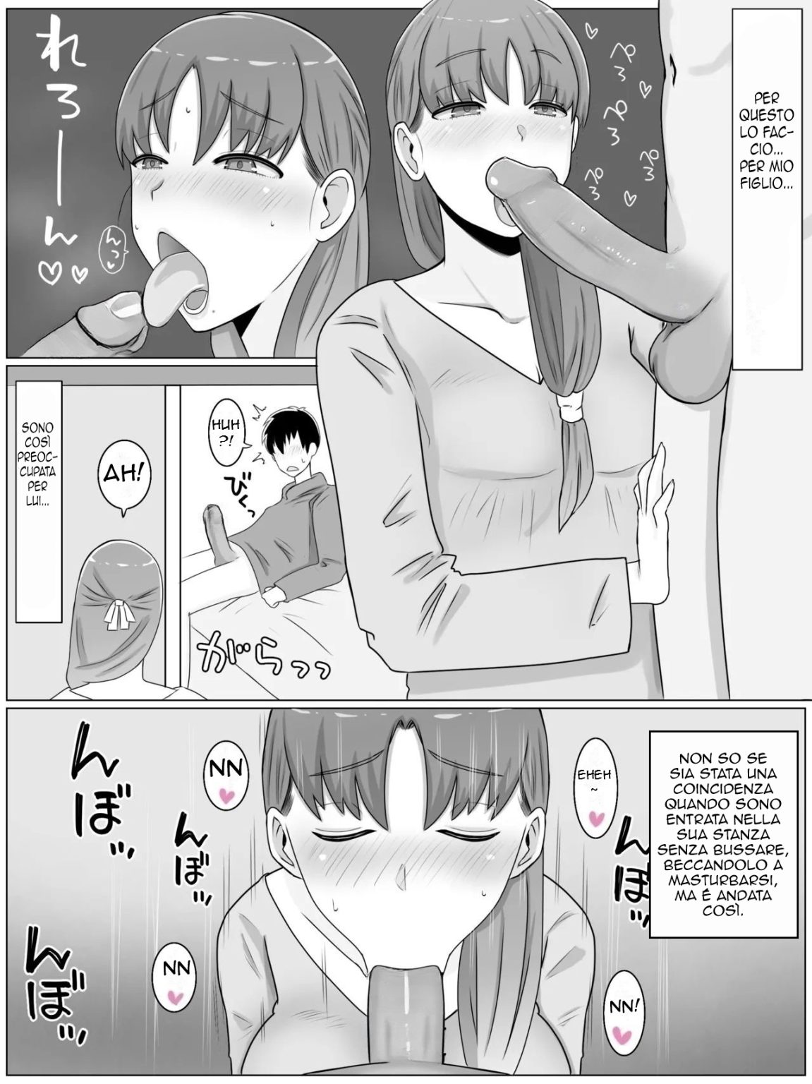 [Saimonke] Kaa-san to Shitai Koto ~ Zetsurin Musuko to no Seikatsu Kaisou Hen | Cosa voglio fare con mia madre ~ Vita sessuale con mio figlio che ha... [Italian] (Decensored) image number 9