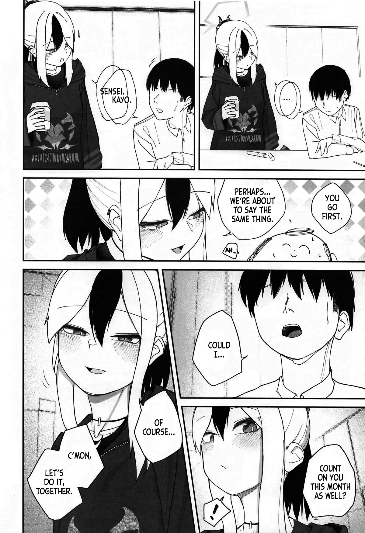 (C105) [DION (DION)] Nadenade Chuudoku. | For Pats and Kisses (Blue Archive) [English] [MMAG Translations] image number 3