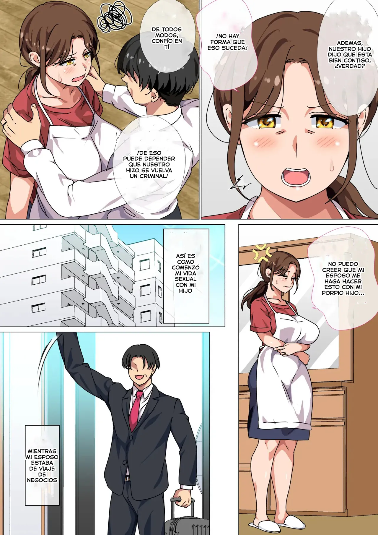 ¡ES EL DEBER DE UNA MADRE ALIVIAR EL FUERTE DESEO SEXUAL DE HIJO! (parte 1) [PATREON] 图片编号 4