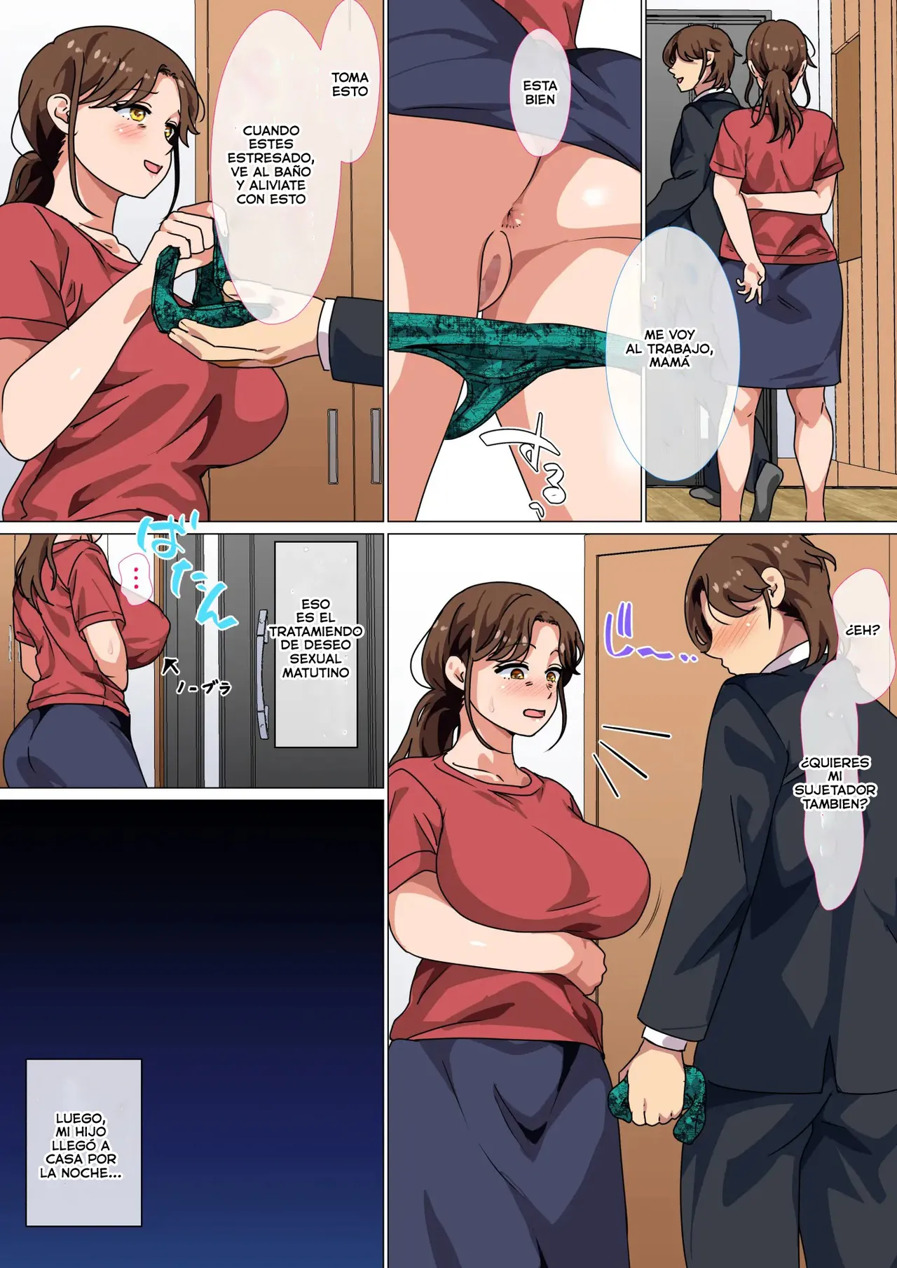 ¡ES EL DEBER DE UNA MADRE ALIVIAR EL FUERTE DESEO SEXUAL DE HIJO! (parte 1) [PATREON] 图片编号 10