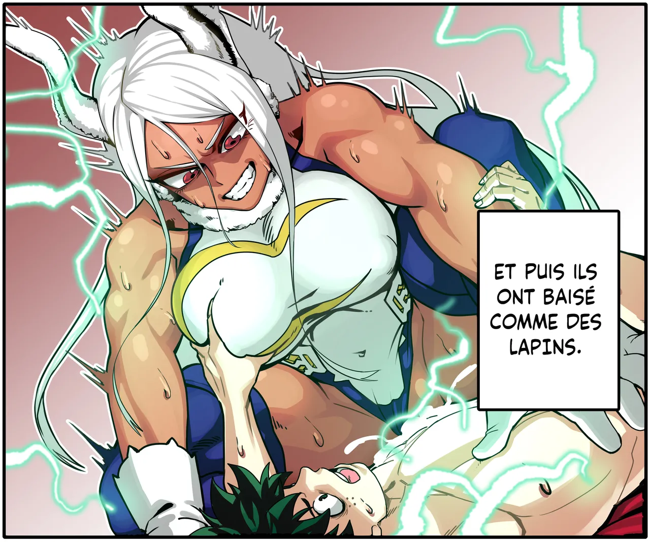 [Hello] Deku Rencontre Mirko dans un Train et la Baise (My Hero Academia) [French] [L'Aile-ou-la-Cuisse-Trad] image number 4