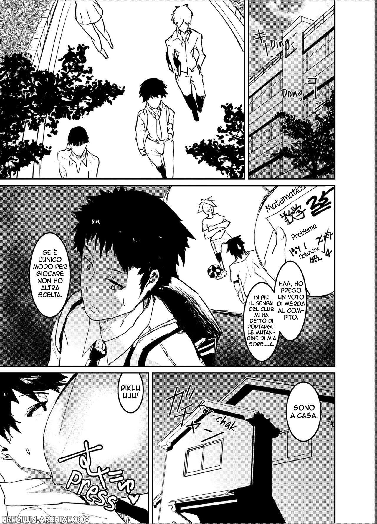 [Asahiruyou] "Katte ni Ittara Oshioki yo..." Onee-chan to Ecchi na Benkyoukai | Se vieni senza di me sarai punito [Italian] (Decensored) image number 3