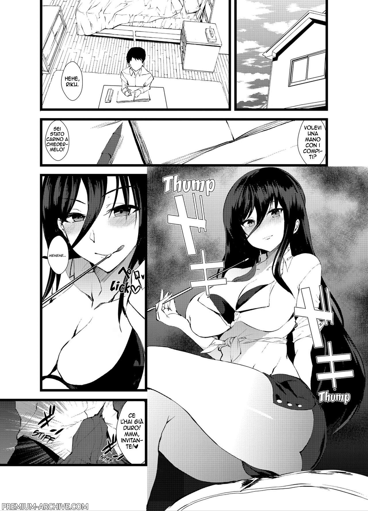 [Asahiruyou] "Katte ni Ittara Oshioki yo..." Onee-chan to Ecchi na Benkyoukai | Se vieni senza di me sarai punito [Italian] (Decensored) image number 22