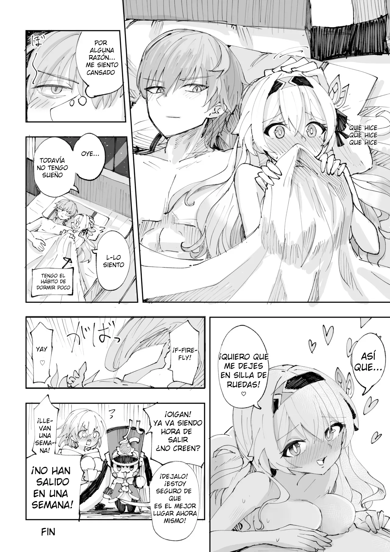 [Rosaku Koubou (Rosaku)] Unmei wa Trailblazer no Heya de (Honkai: Star Rail) [Spanish] [Digital] 图片编号 27