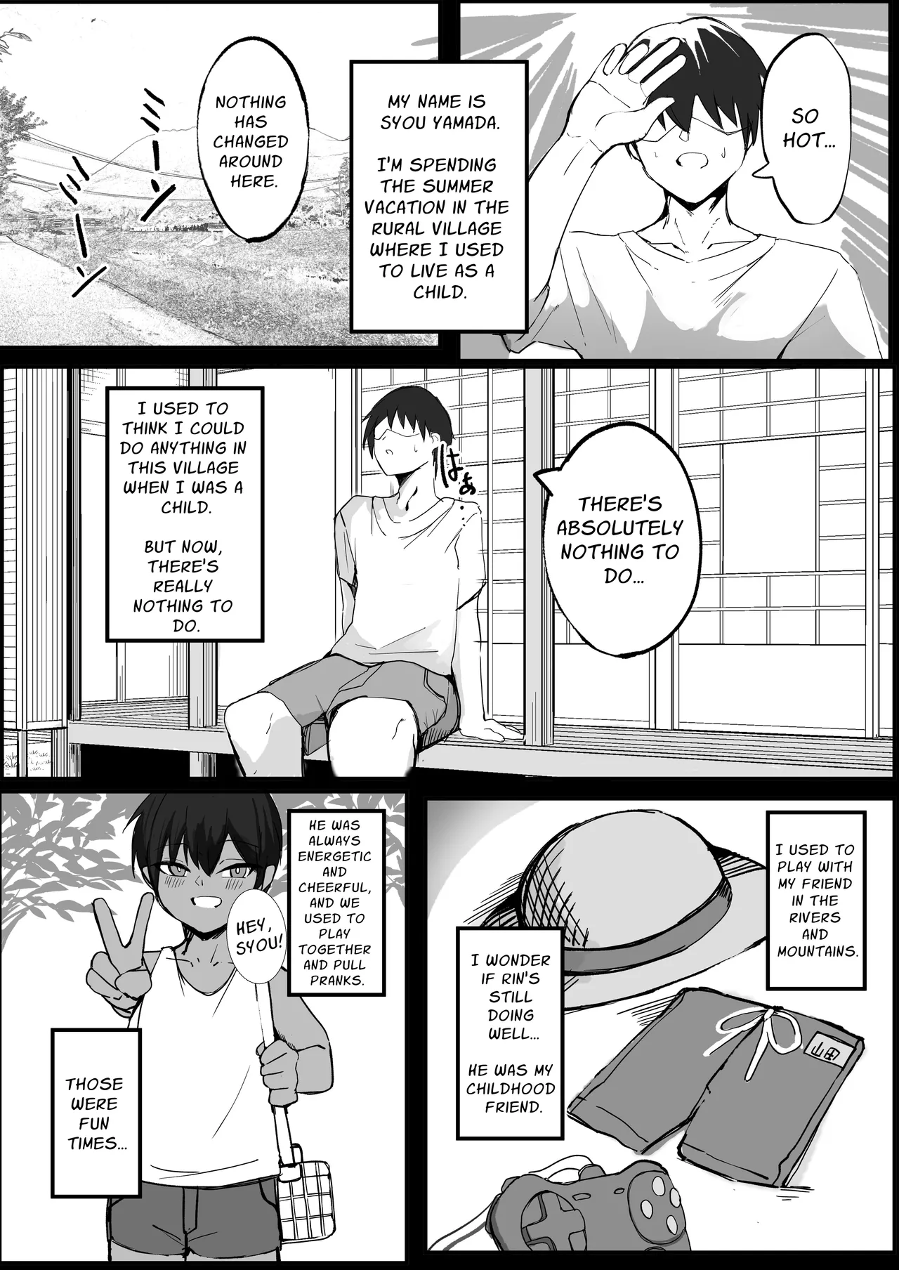 [Aoi Hoshi ni Maiorita Dark Angel] Sex With My Tanned Busty Friend Who I Used To Think Was A Guy (Part 1) [English] [Solid Rose] 图片编号 2