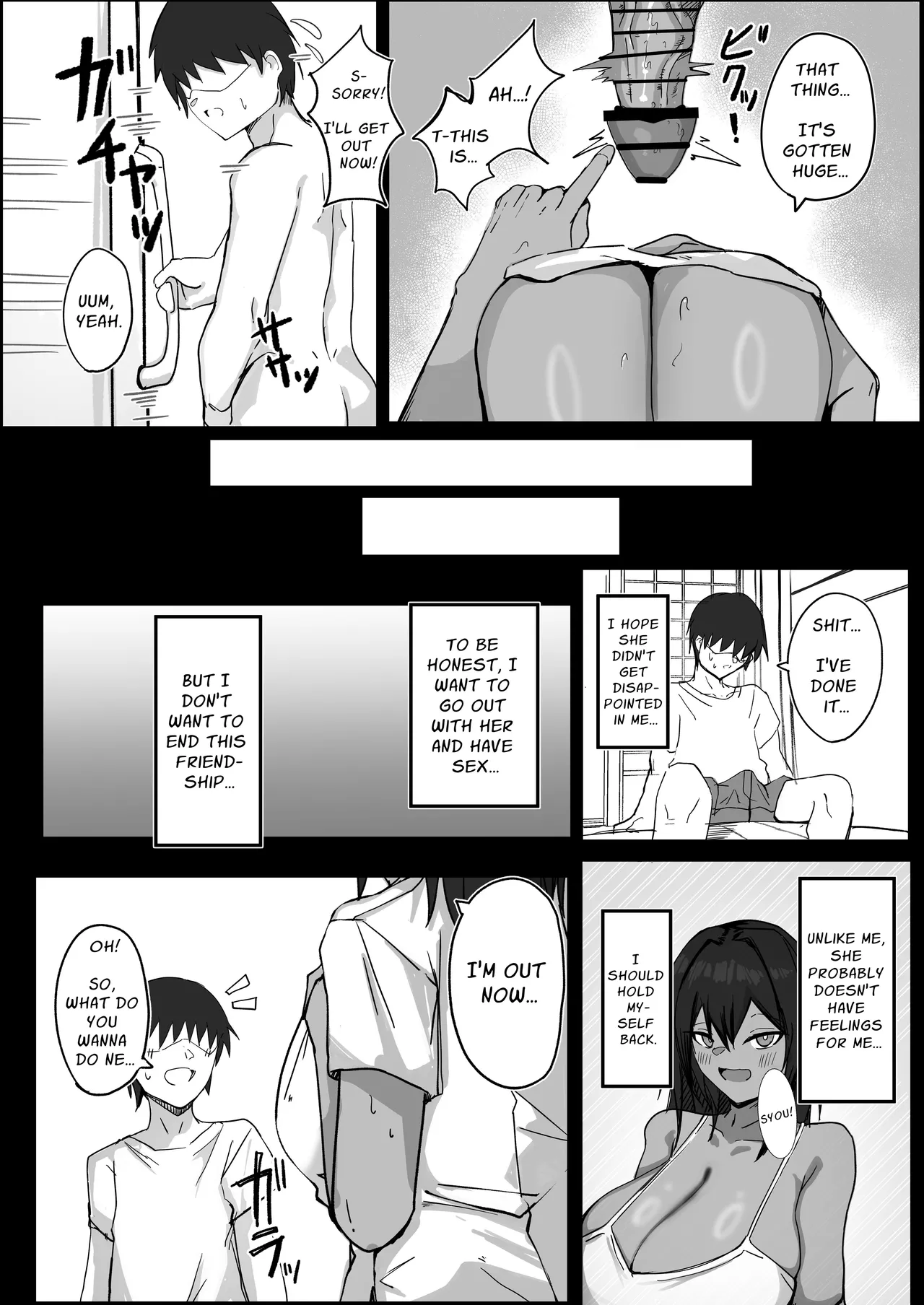 [Aoi Hoshi ni Maiorita Dark Angel] Sex With My Tanned Busty Friend Who I Used To Think Was A Guy (Part 1) [English] [Solid Rose] 图片编号 15