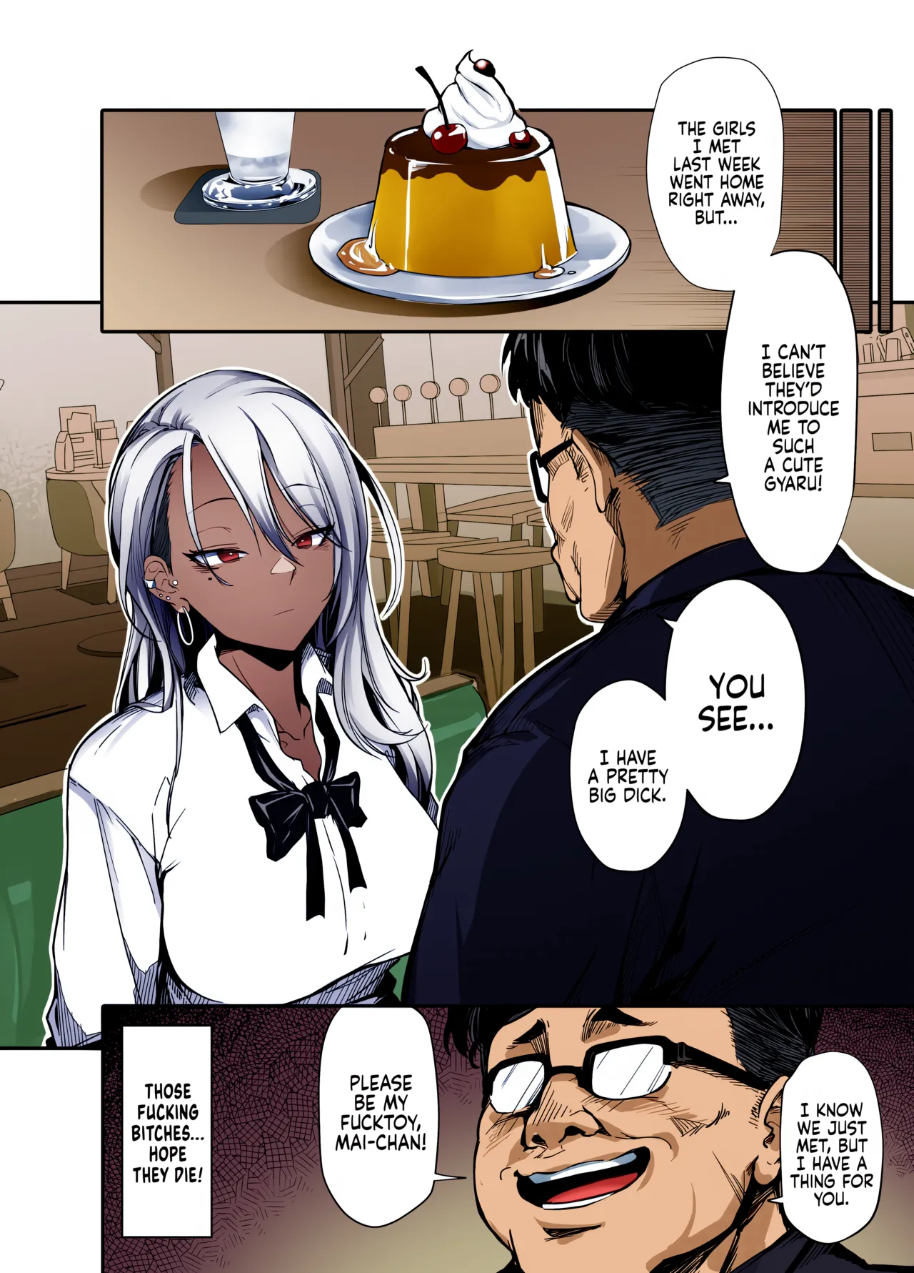 [Onkyu] Namaiki JK ga Wakaraserareru Hon | Putting a Cheeky Gyaru in Her Place [English] [Coffedrug] [Colorized] [Digital] image number 8