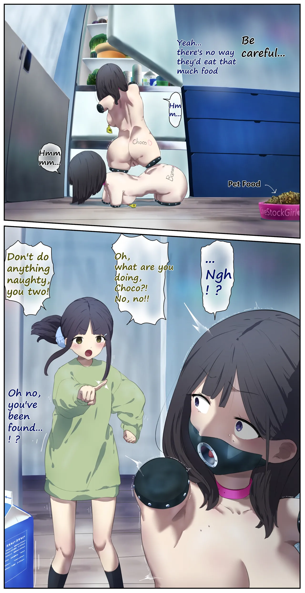 A girl left in a human barn by her friend《Part 4》 画像番号 4