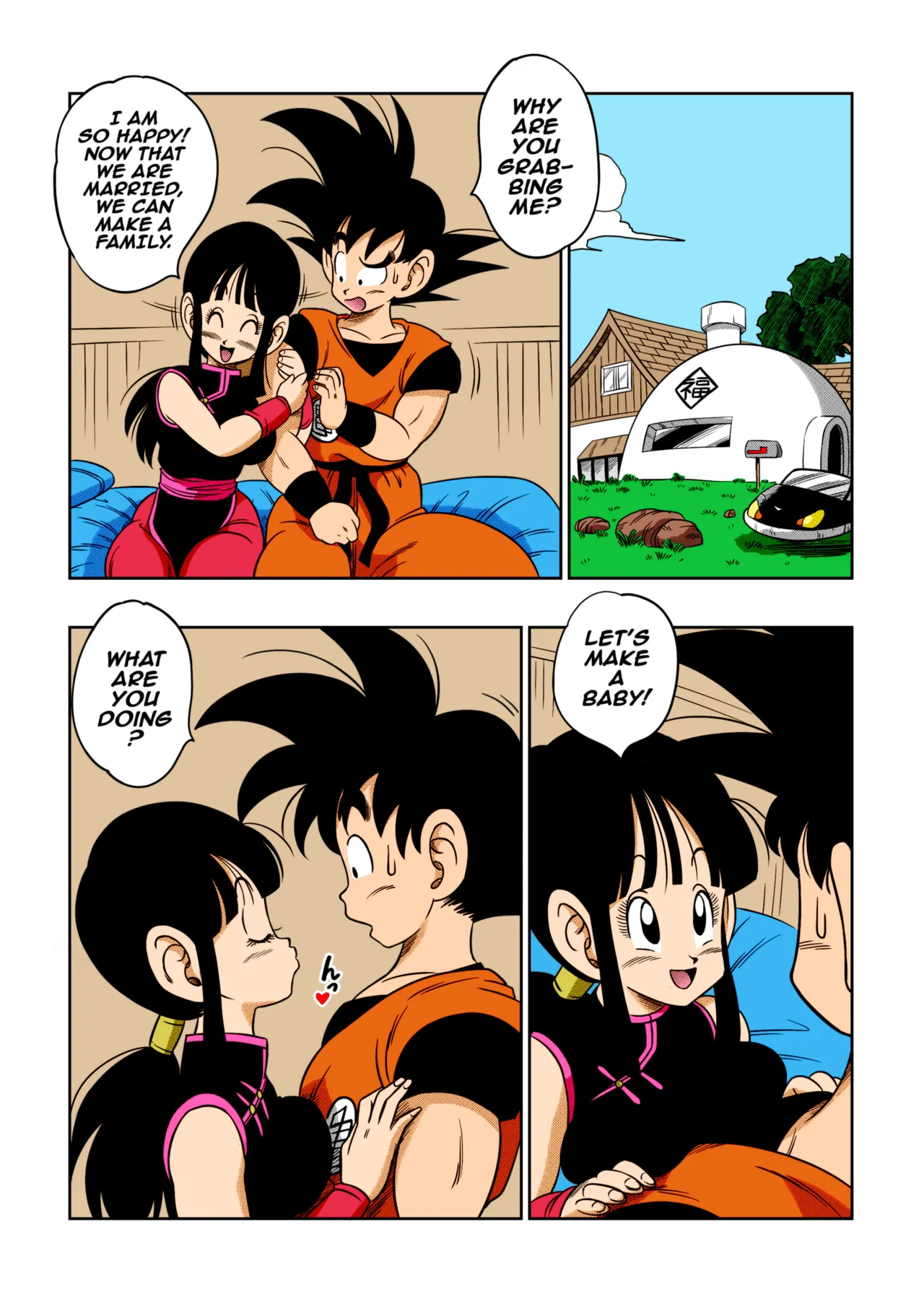 [Yamamoto] "An Ancient Tradition" - Young Wife Is Harassed! (Dragon Ball Z) [English] [Decensored] [Colorized] 画像番号 3