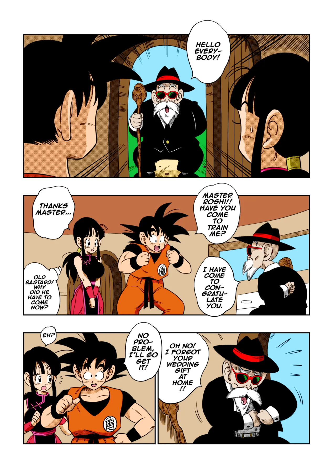 [Yamamoto] "An Ancient Tradition" - Young Wife Is Harassed! (Dragon Ball Z) [English] [Decensored] [Colorized] 画像番号 4