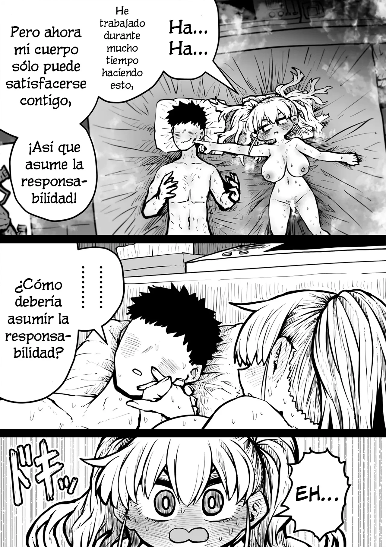 [Getsumen Kussaku Chousakudan (Zyugoya)] Kanzen Doui-gata Seifuuzoku Sexual Service Kabushikigaisha | Comp. SS S.A. ♥ Servicios Sexuales Completamente Consensuados [Spanish] [theFaFa] 이미지 번호 107