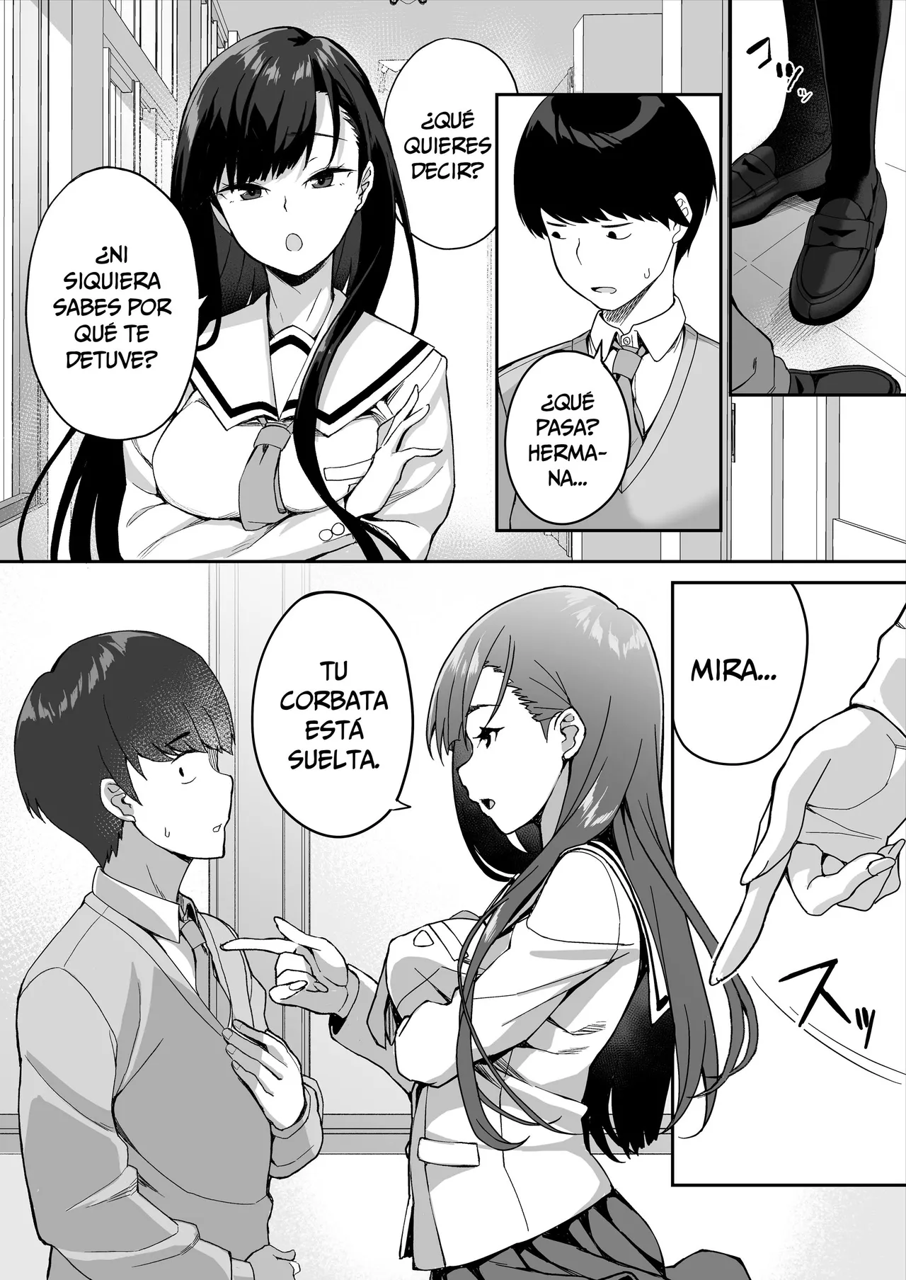 [Ishizuchi Kamaboko (Ishizuchi Ginko)] Yuutousei no Nee-san to Honki no Sex de Kyoudai Kankei o Owaraseru Hanashi [Spanish] [MandaloAsiNoma] imagen número 5