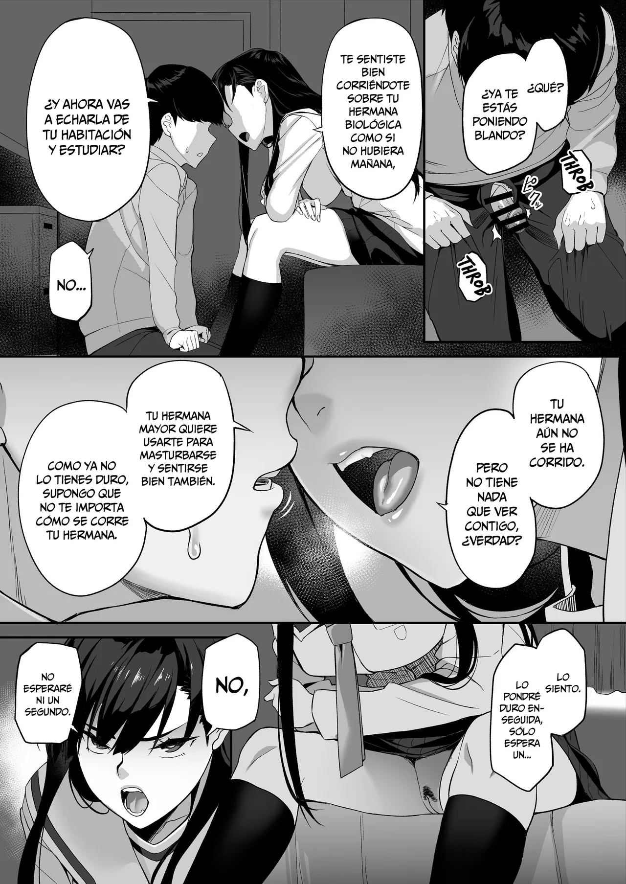 [Ishizuchi Kamaboko (Ishizuchi Ginko)] Yuutousei no Nee-san to Honki no Sex de Kyoudai Kankei o Owaraseru Hanashi [Spanish] [MandaloAsiNoma] imagen número 22