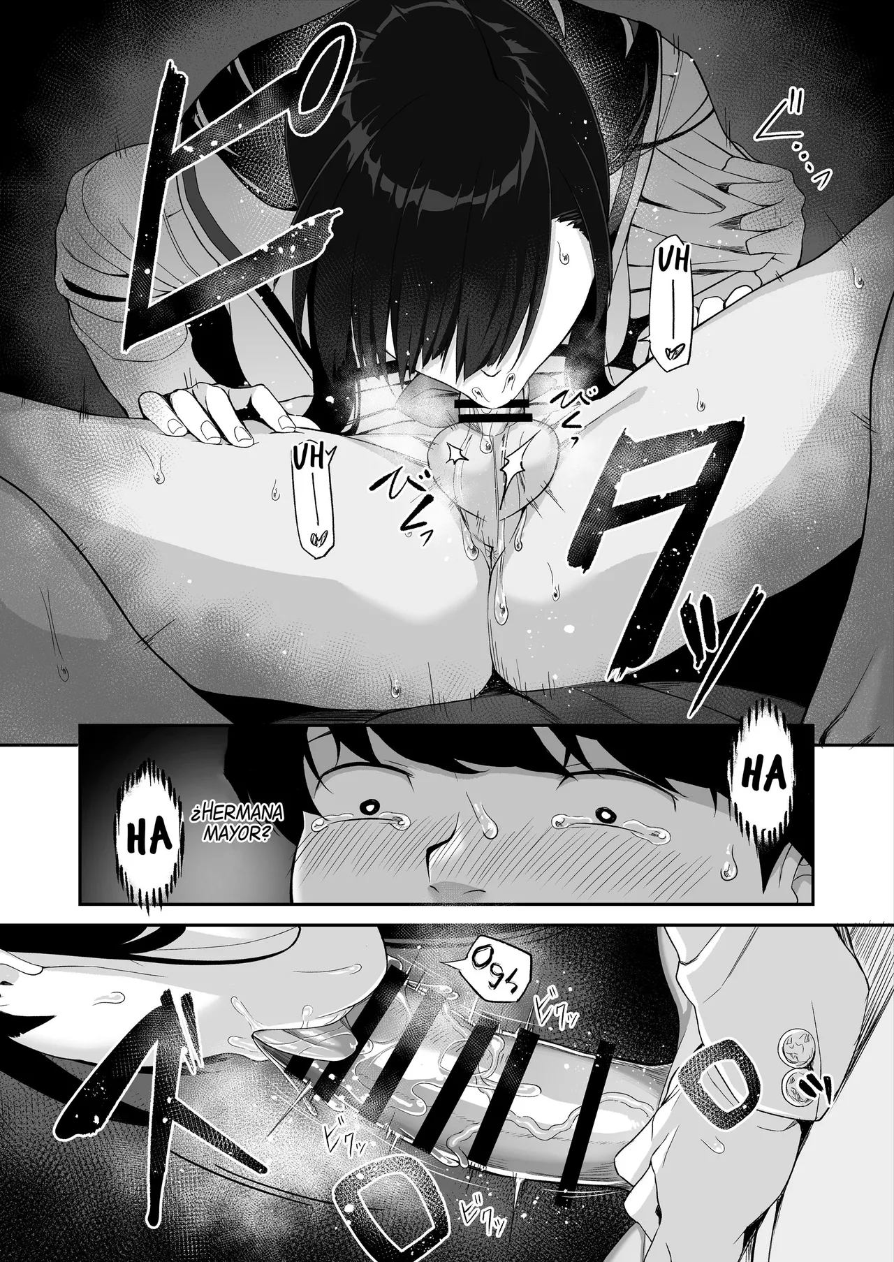 [Ishizuchi Kamaboko (Ishizuchi Ginko)] Yuutousei no Nee-san to Honki no Sex de Kyoudai Kankei o Owaraseru Hanashi [Spanish] [MandaloAsiNoma] imagen número 27