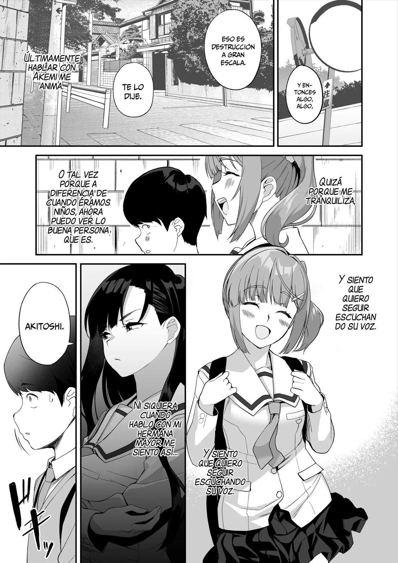 [Ishizuchi Kamaboko (Ishizuchi Ginko)] Yuutousei no Nee-san to Honki no Sex de Kyoudai Kankei o Owaraseru Hanashi [Spanish] [MandaloAsiNoma] imagen número 38