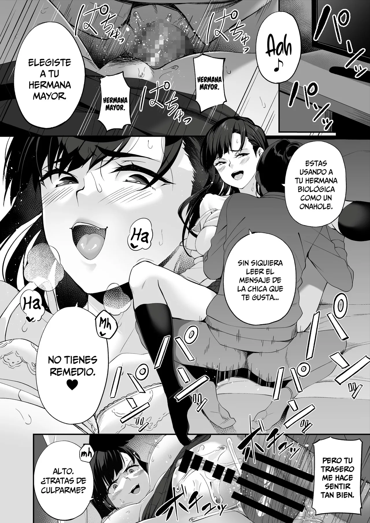 [Ishizuchi Kamaboko (Ishizuchi Ginko)] Yuutousei no Nee-san to Honki no Sex de Kyoudai Kankei o Owaraseru Hanashi [Spanish] [MandaloAsiNoma] imagen número 53