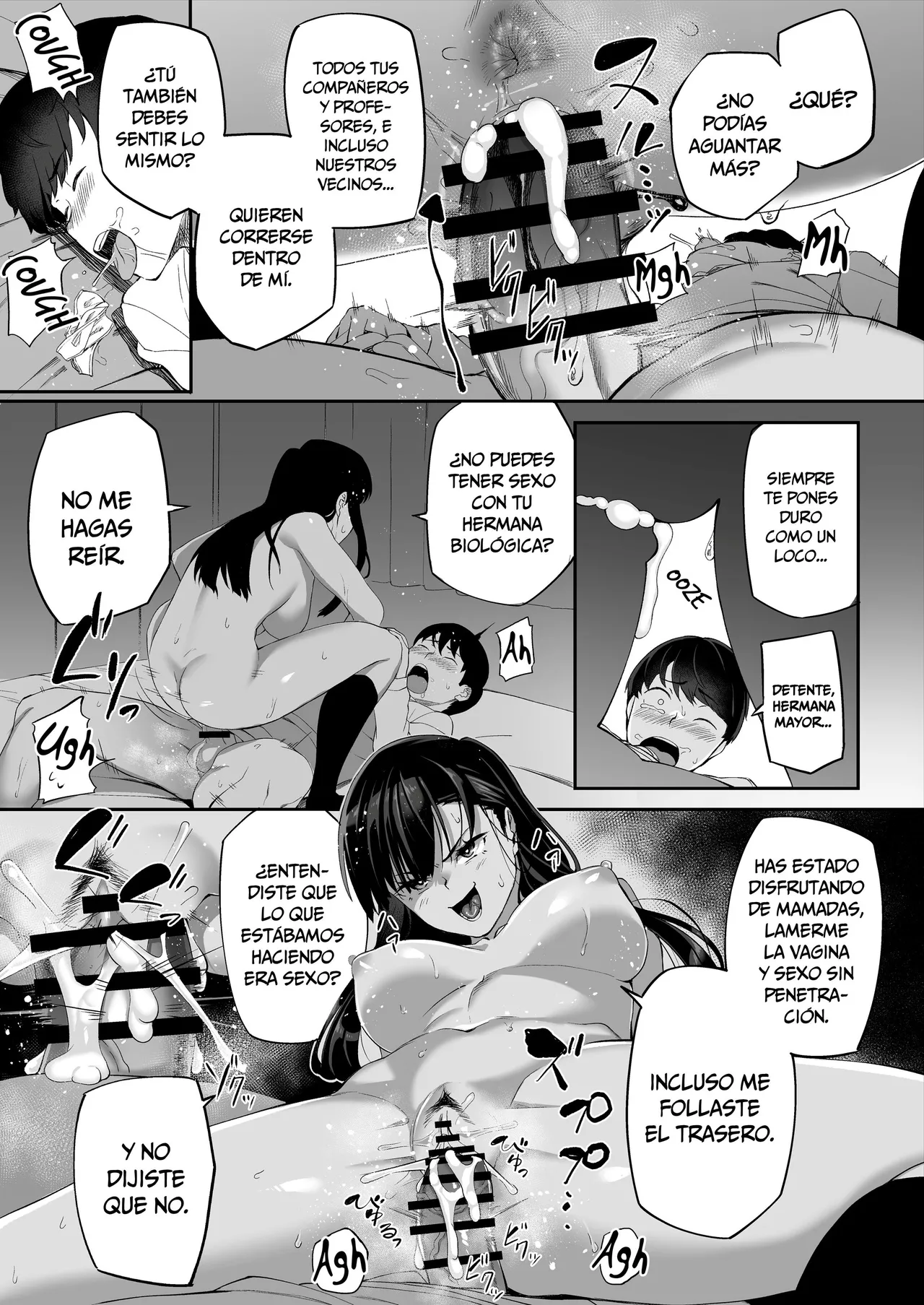 [Ishizuchi Kamaboko (Ishizuchi Ginko)] Yuutousei no Nee-san to Honki no Sex de Kyoudai Kankei o Owaraseru Hanashi [Spanish] [MandaloAsiNoma] imagen número 76