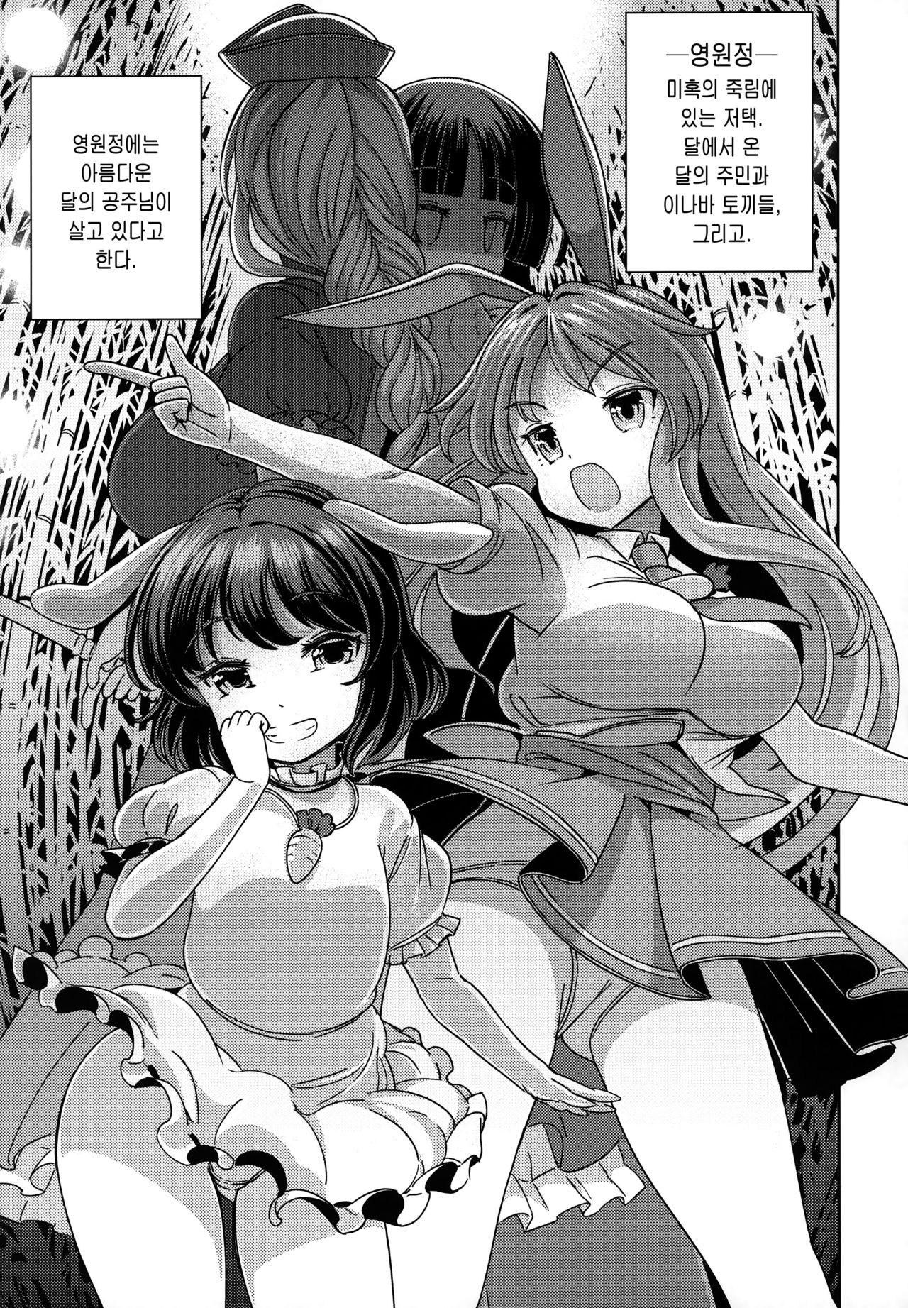 (Reitaisai 17) [Himepuchitei (Hamaburicchi)] Kaguya-hime wa Amayakashitai | 카구야 공주는 응석꾸러기가 좋아 (Touhou Project) [Korean] [Team Edge] numero di immagine  3