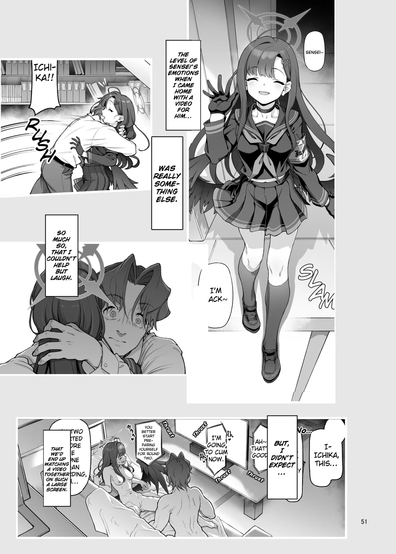 [Gokusaishiki (Aya Shachou)] Nakamasa Ichika wa Sensei no Tame nara (Blue Archive) [Digital] [English] [hardcase8translates] Bildnummer 52