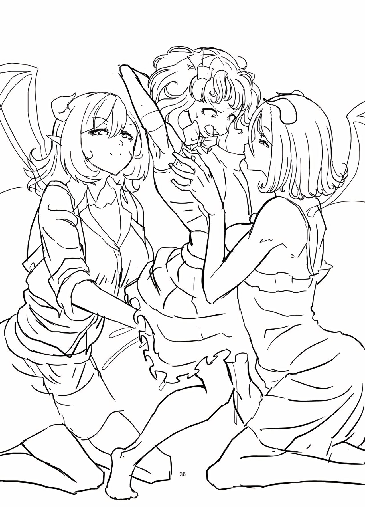 Mahou Shoujo Bluebell Vs Futago Inma imagen número 37