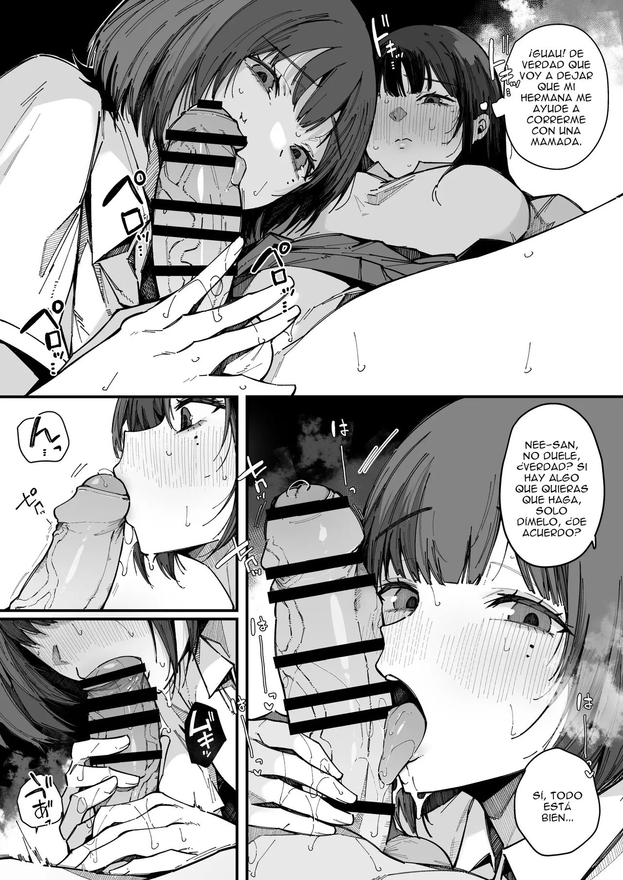 [BlossomSphere (Sakurayu Hal)] Onee-chan Shasei Chuudoku｜Mi Hermana Mayor es Adicta a la Eyaculación {Spanish} {EbisuTraslade - Winder} {Digital} Bildnummer 13