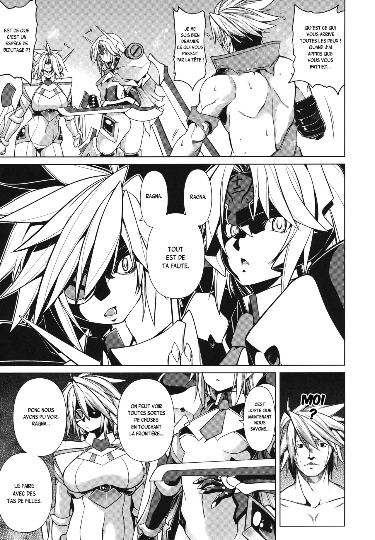 (C84) [STUDIO TIAMAT (TANABE)] Break Blue Double Engine (BLAZBLUE) [French] {SAXtrad} 画像番号 5