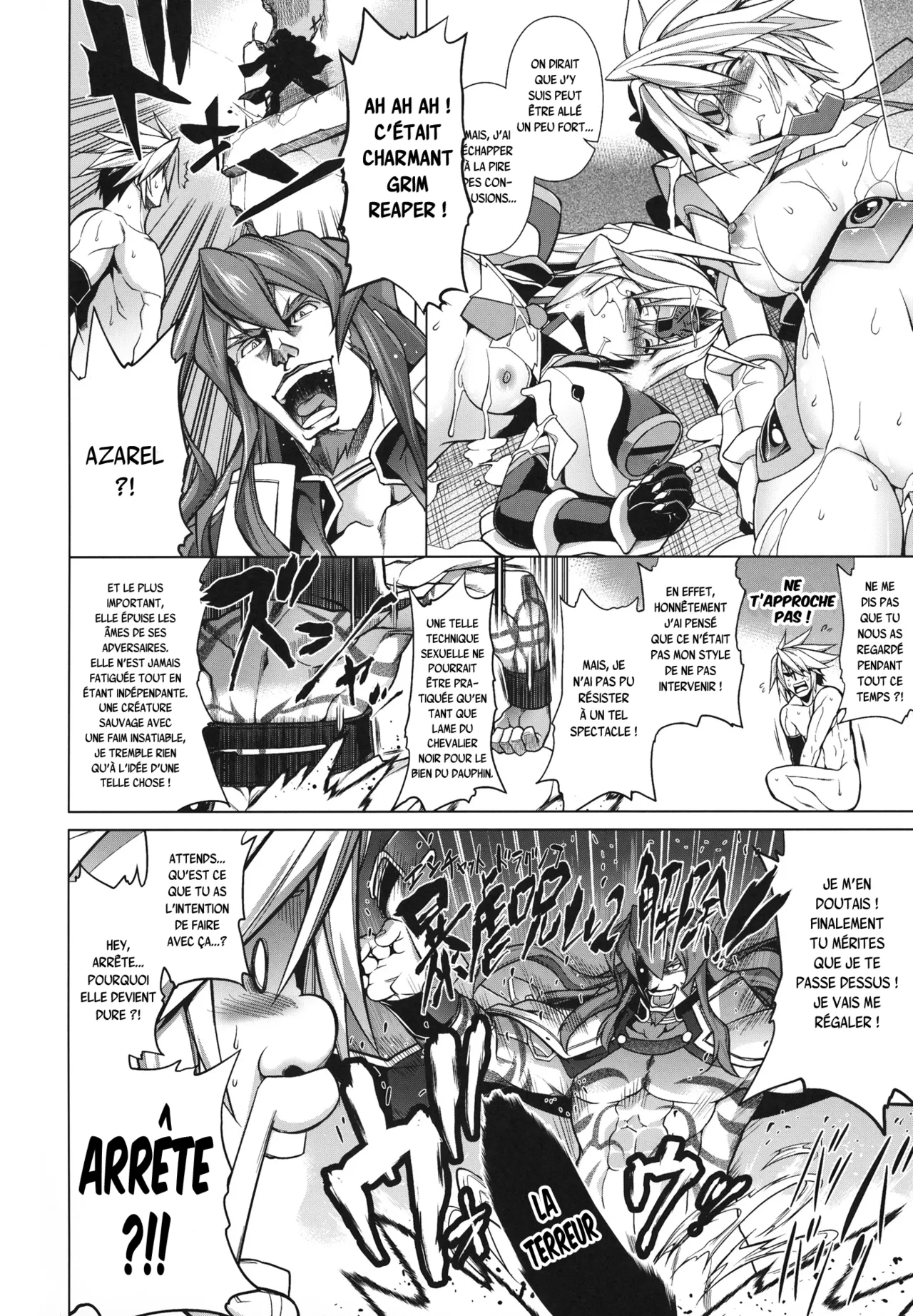 (C84) [STUDIO TIAMAT (TANABE)] Break Blue Double Engine (BLAZBLUE) [French] {SAXtrad} 画像番号 34