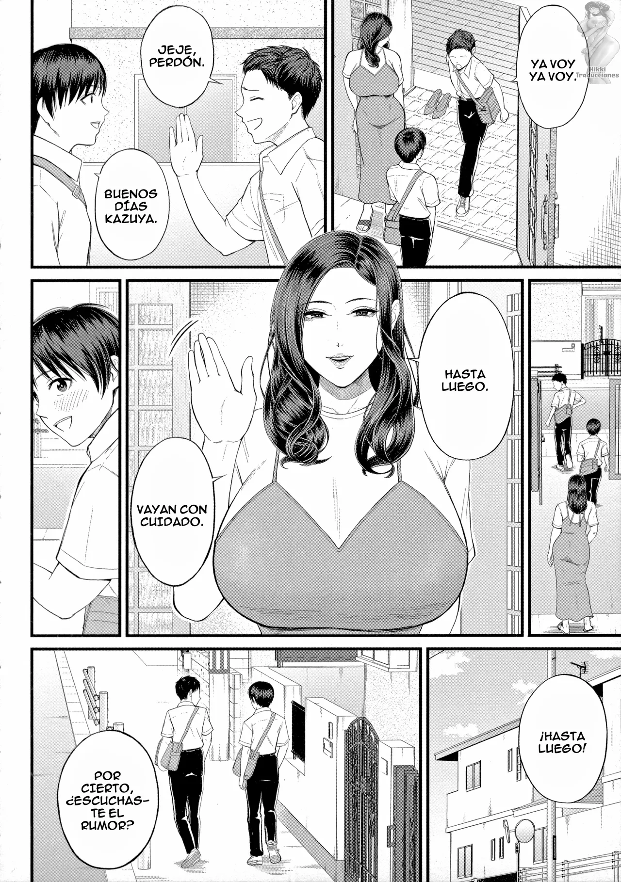 [Shiono Kou] Mukidashi no Yoru | Follando al Aire Libre (Boku to Hentai Onee-san no Himitsu no Sex) [Spanish] [HikkiTrads] imagen número 6