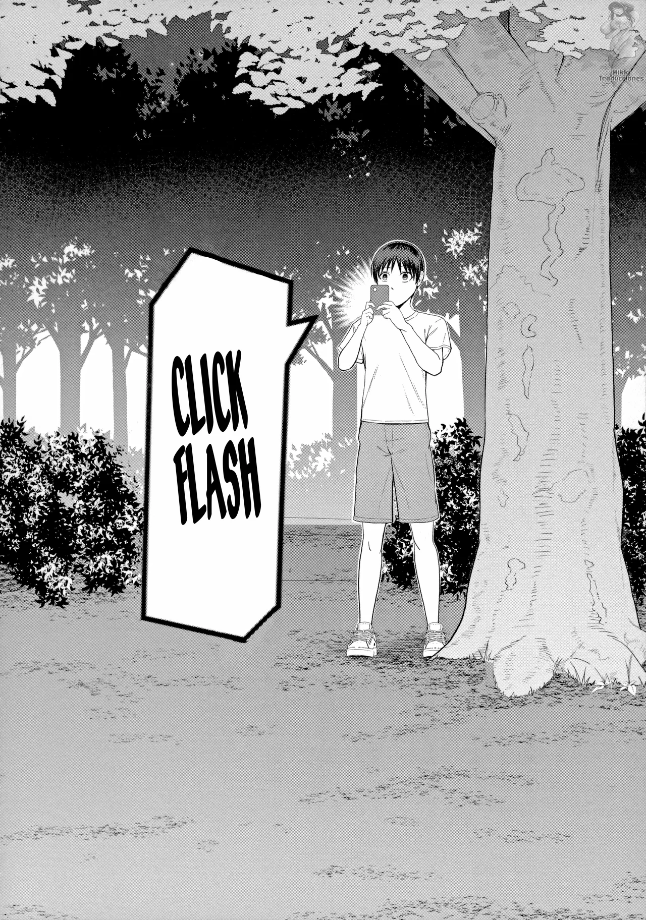 [Shiono Kou] Mukidashi no Yoru | Follando al Aire Libre (Boku to Hentai Onee-san no Himitsu no Sex) [Spanish] [HikkiTrads] imagen número 12