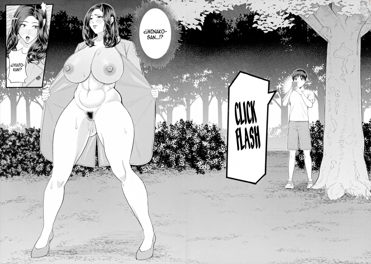 [Shiono Kou] Mukidashi no Yoru | Follando al Aire Libre (Boku to Hentai Onee-san no Himitsu no Sex) [Spanish] [HikkiTrads] imagen número 14