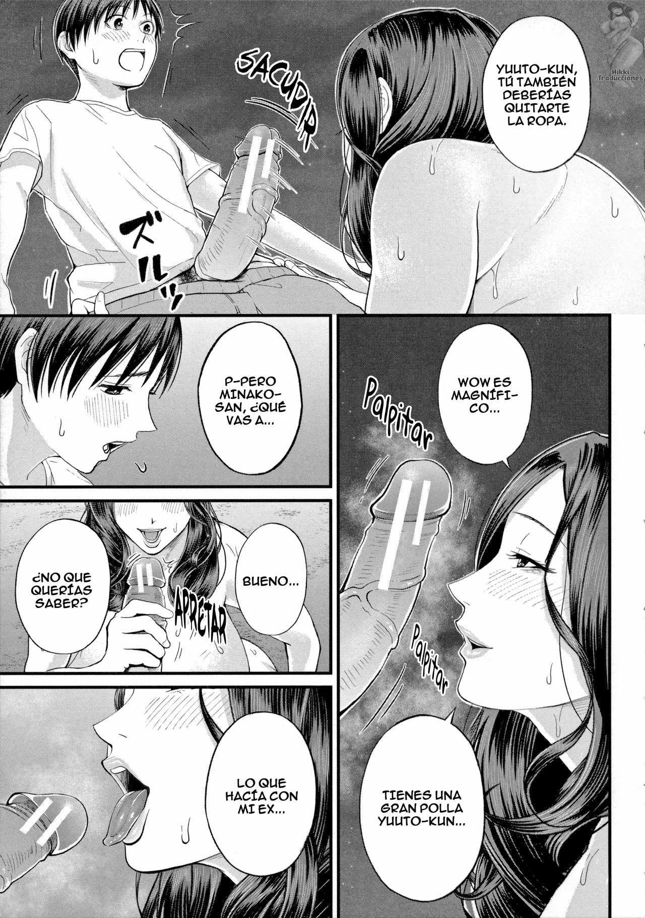 [Shiono Kou] Mukidashi no Yoru | Follando al Aire Libre (Boku to Hentai Onee-san no Himitsu no Sex) [Spanish] [HikkiTrads] imagen número 24