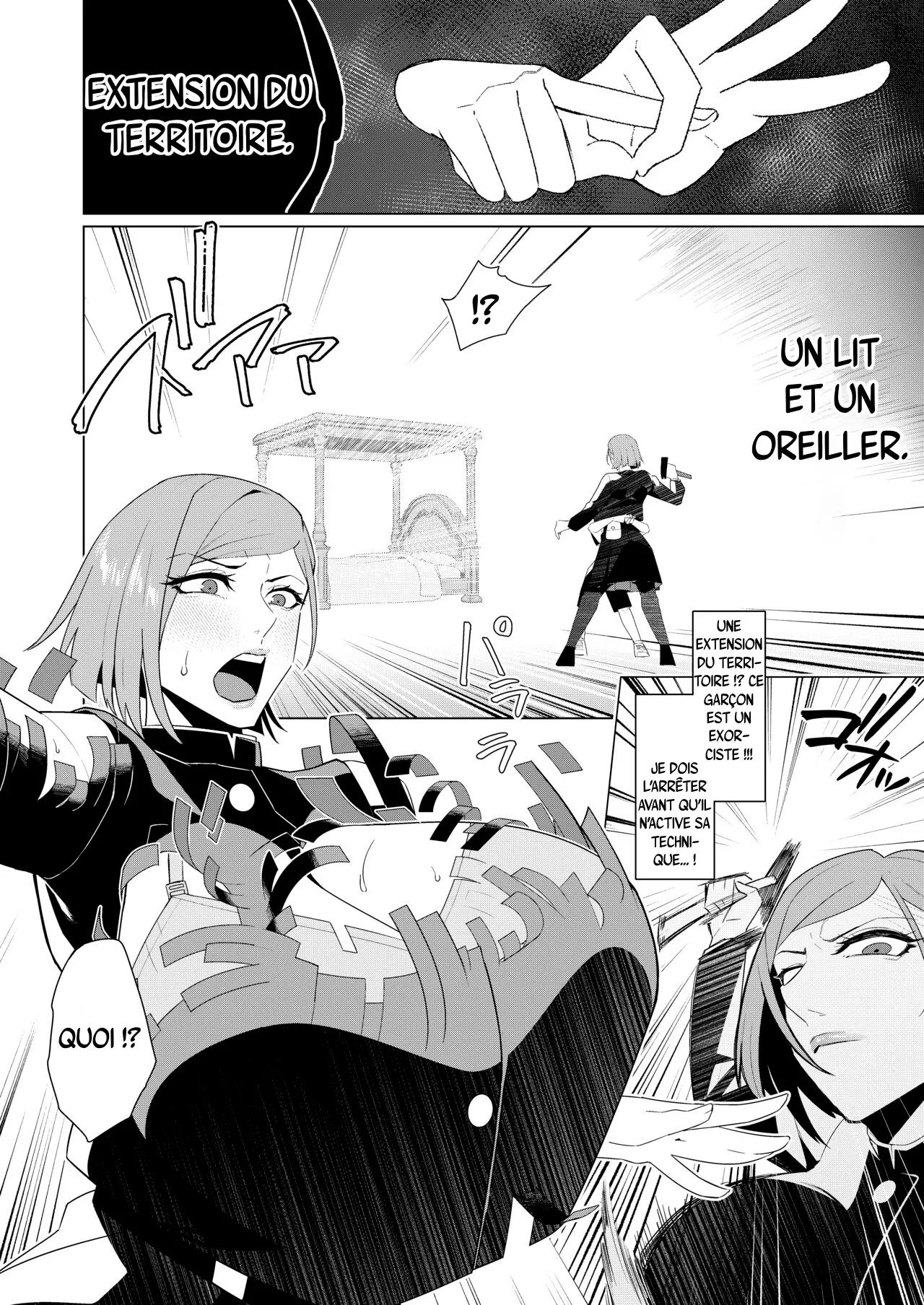 [Ame-chan (Ameka)] Itte wa Ikenai Ryouiki ni Torawareta Jujutsushi | L’exorciste piégé dans un territoire où jouir est interdit (Jujutsu Kaisen) [french] numero di immagine  3