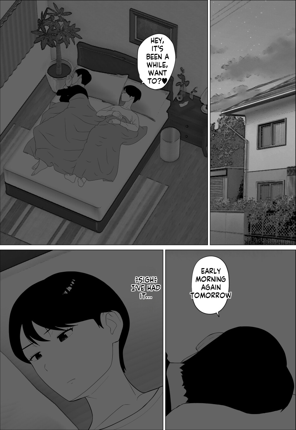 [Oroboy] Danna to no Resu Kaishou no Tameni Toukyou Shita noni | Enlarged breasts to entice husband and yet... [English] [innyinny] image number 2