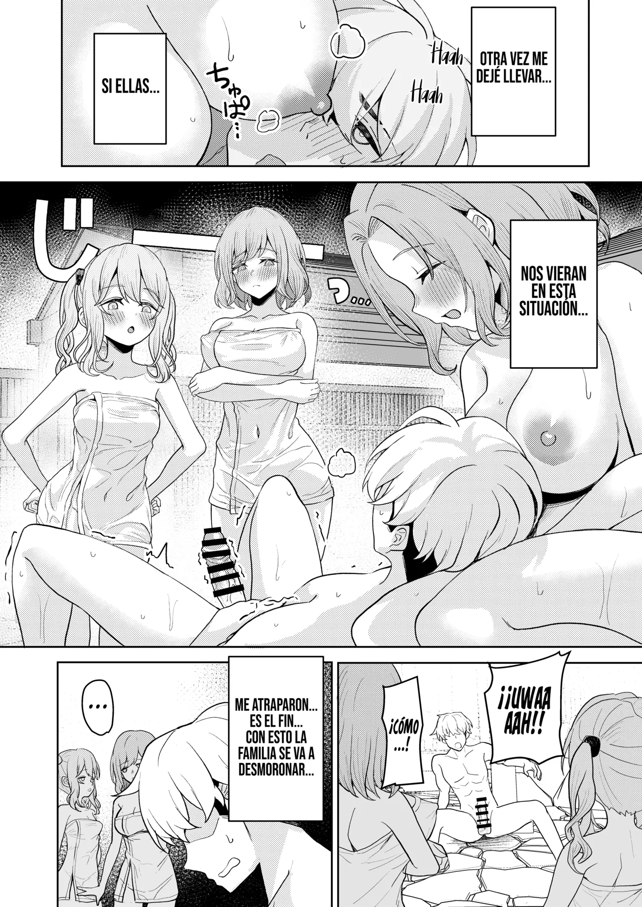 [Kamatsuka (Kamatsuka)] Chichi no Saikon de Doukyo suru Koto ni Natta Gibo no Gijou Shimai to Kawarugawaru Sex shite shimatta Hon 2 [Spanish] [SSR Translations] [Digital] image number 32