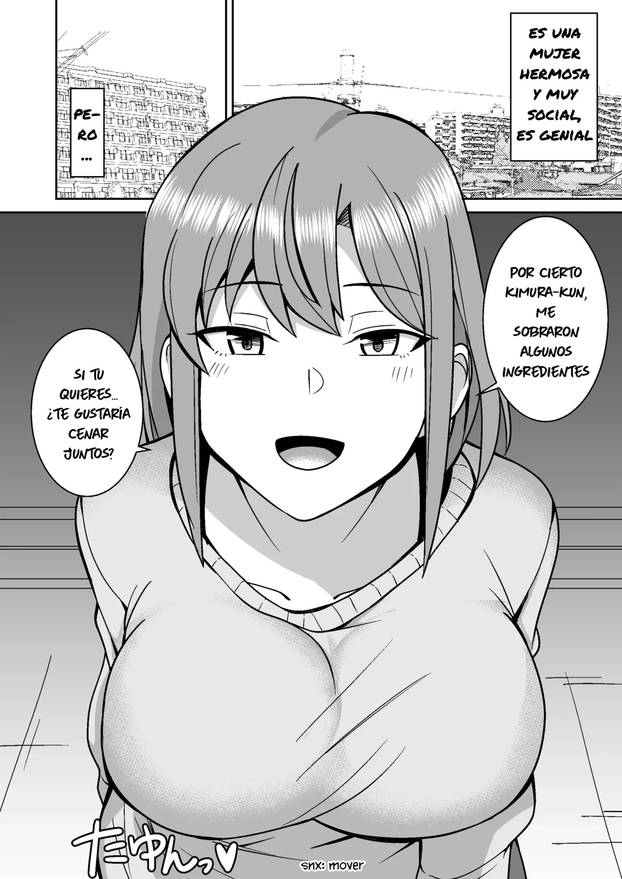 [Shikibuton Cover] Kinjo no Hitozuma o Netotte Haramaseru Hanashi｜Una Historia sobre una Mujer Casada del Barrio con Engaño y Embarazo [Spanish] [La Legión Fantasma] numero di immagine  3