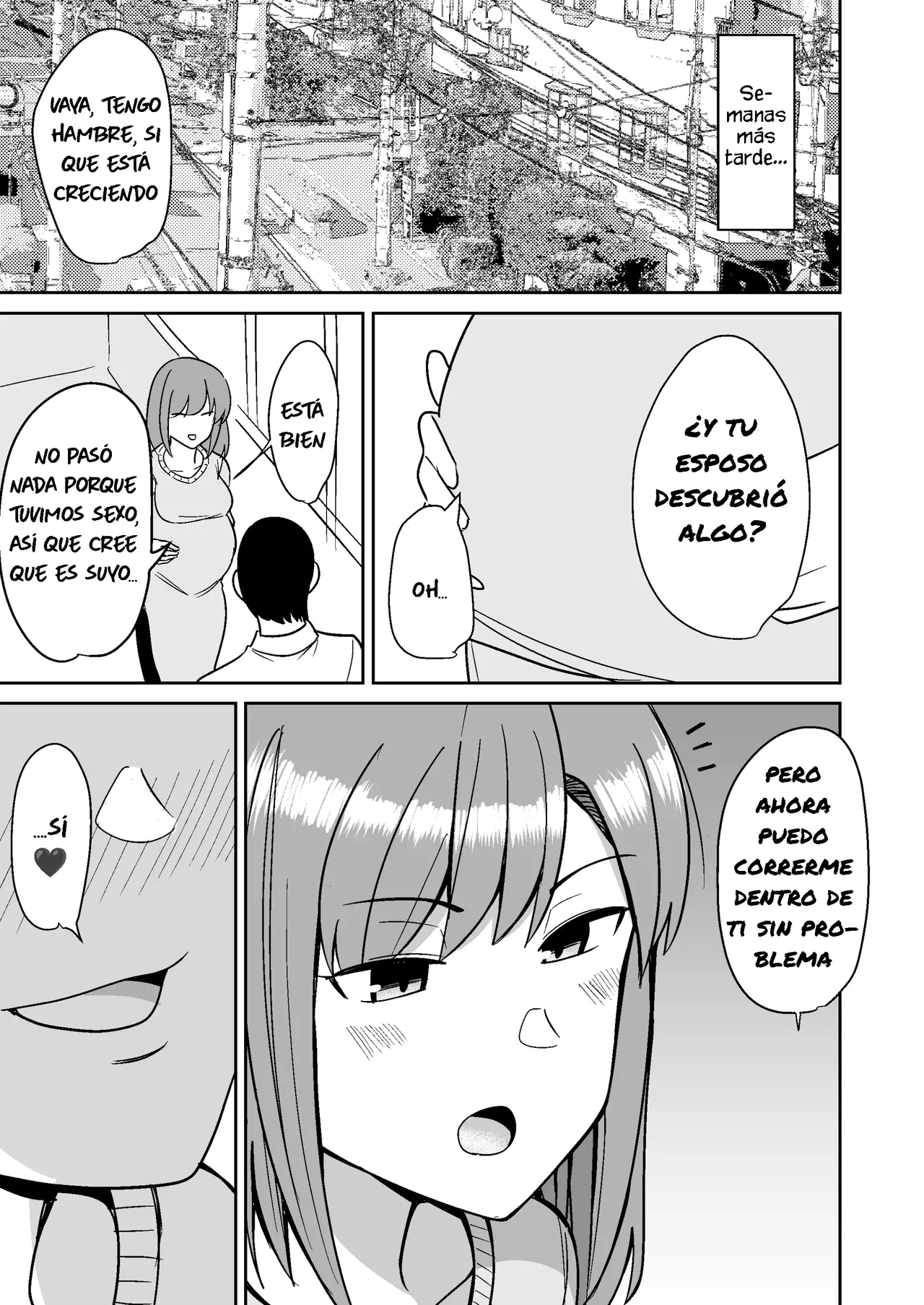 [Shikibuton Cover] Kinjo no Hitozuma o Netotte Haramaseru Hanashi｜Una Historia sobre una Mujer Casada del Barrio con Engaño y Embarazo [Spanish] [La Legión Fantasma] numero di immagine  24