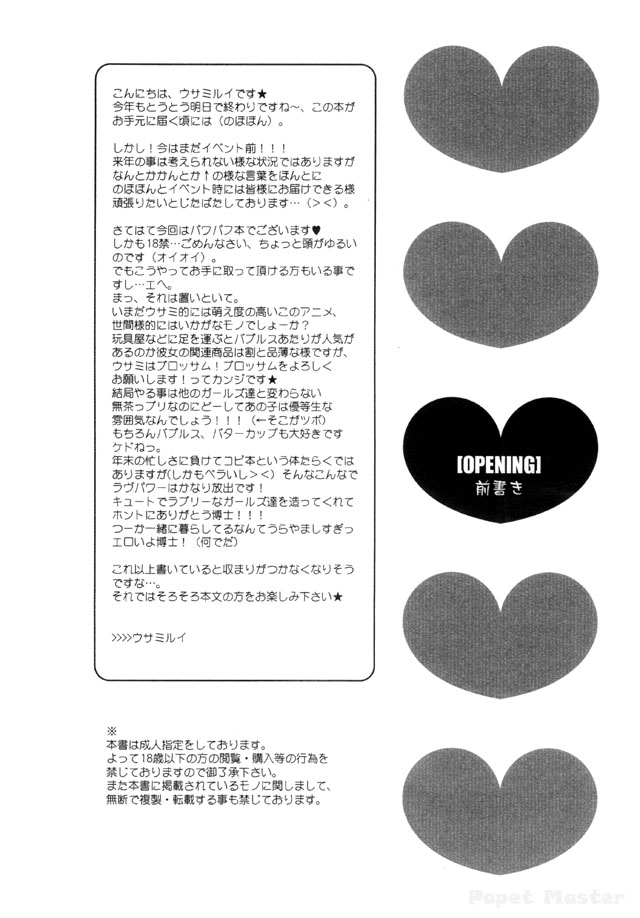 [ウサミルイ] AMERICAN CUTIE! 準備号 (パワーパフガールズ) 이미지 번호 3