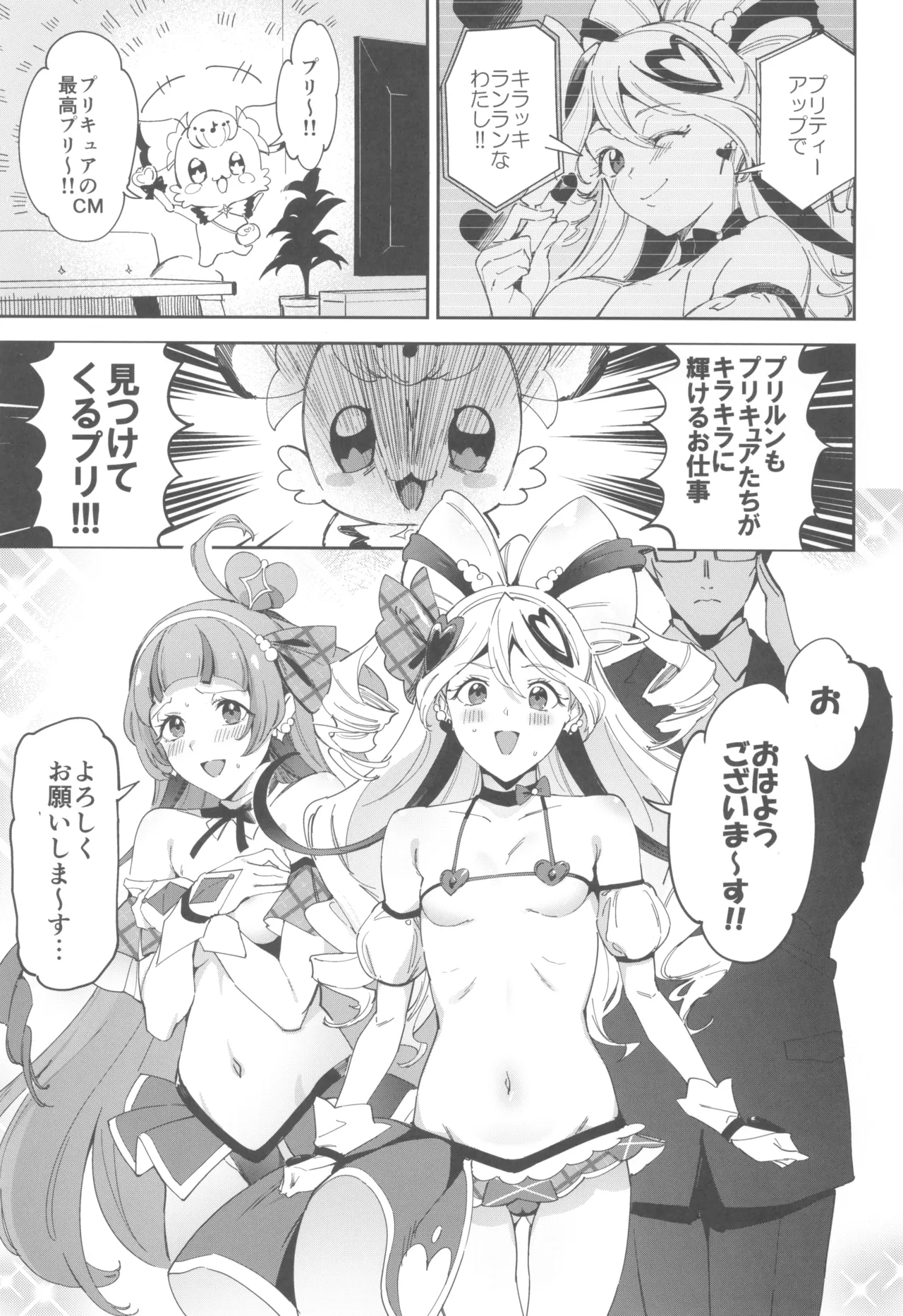 (COMIC1☆26) [Jukusei Kakuzatou (sugarBt)] Kirakkiranran nante Nakatta (Kimi to Idol PreCure) 画像番号 3