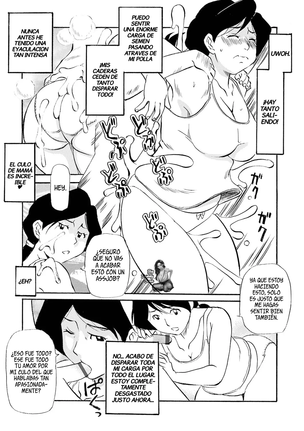 [Fujisawa Tatsurou] Haha Shiri ni Hamaru｜Volviéndome Adicto Al Culo De Mi Madre (WEB Ban COMIC Gekiyaba! Vol. 144) [Spanish] [BigDaddy Scan] Bildnummer 17