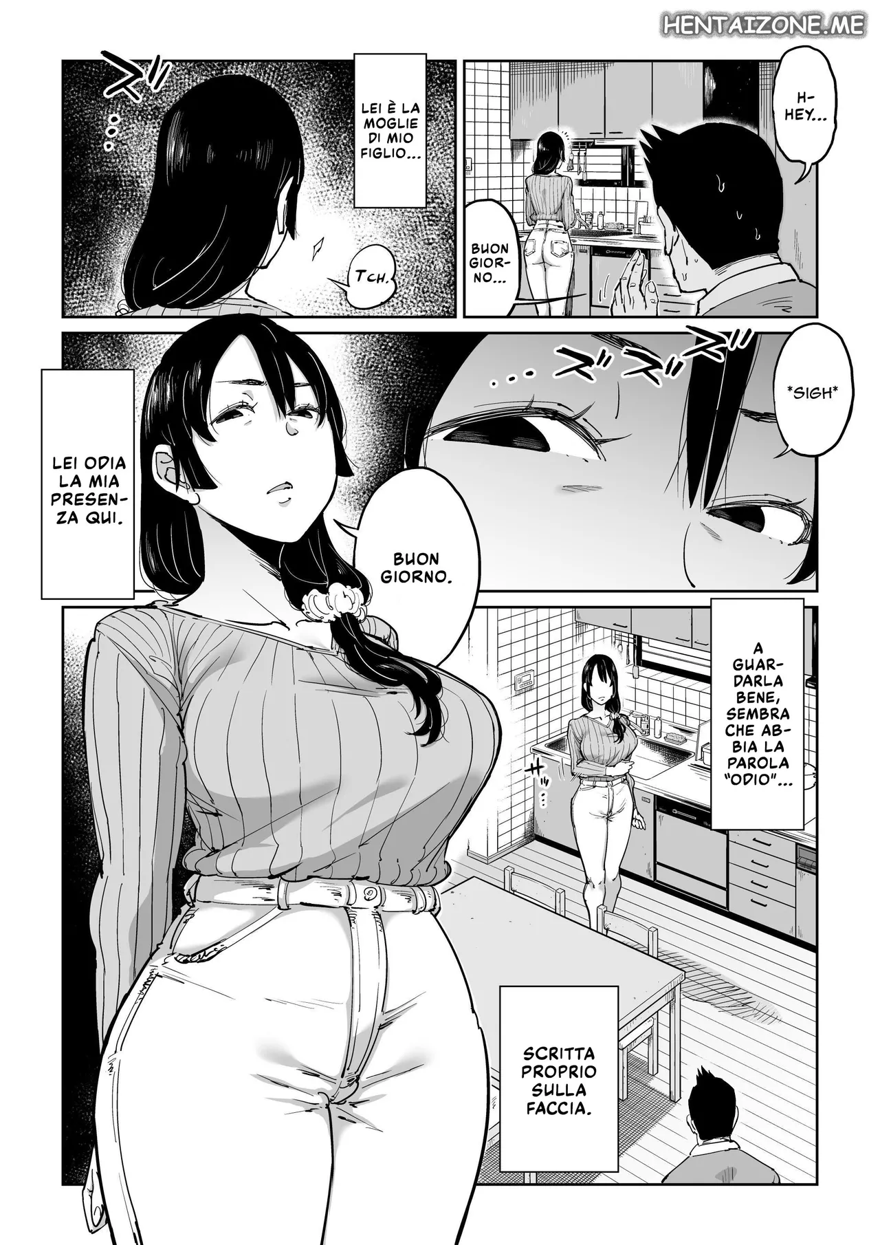 [Shioji] Hankouteki na Musuko no Yome ni Saimin Kakete mita | Ho Ipnotizzato la Moglie di Mio Figlio [Italian] numero di immagine  3