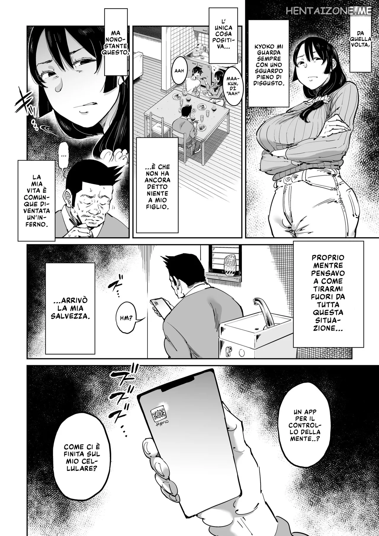 [Shioji] Hankouteki na Musuko no Yome ni Saimin Kakete mita | Ho Ipnotizzato la Moglie di Mio Figlio [Italian] numero di immagine  5