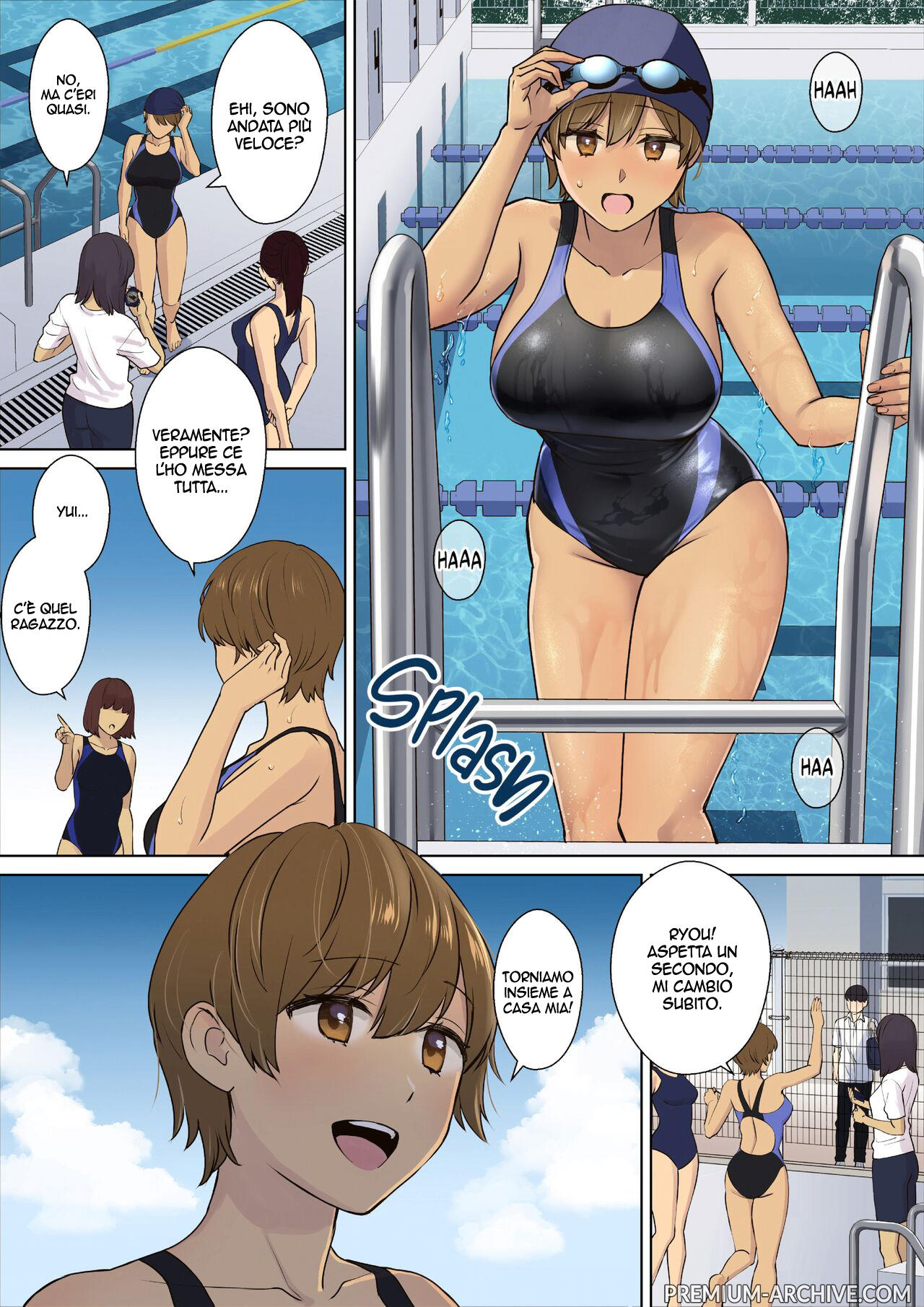 [Oshima Aki] Kanojo no Okaa-san ni Doutei o Ubawareru Hanashi 1 | La mamma della mia ragazza si è presa la mia verginità 1 [Italian] [Decensored] 画像番号 4