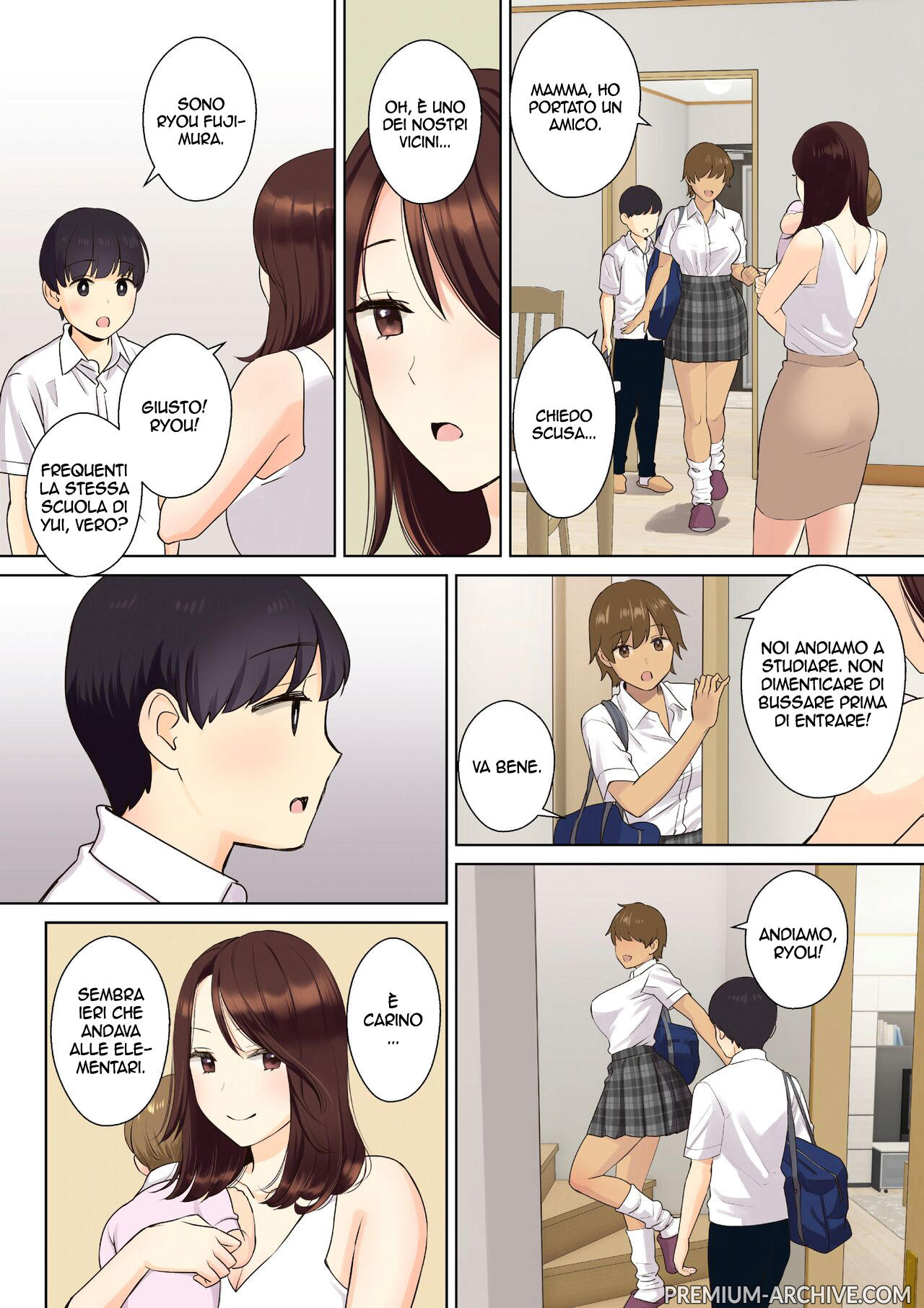 [Oshima Aki] Kanojo no Okaa-san ni Doutei o Ubawareru Hanashi 1 | La mamma della mia ragazza si è presa la mia verginità 1 [Italian] [Decensored] 画像番号 6