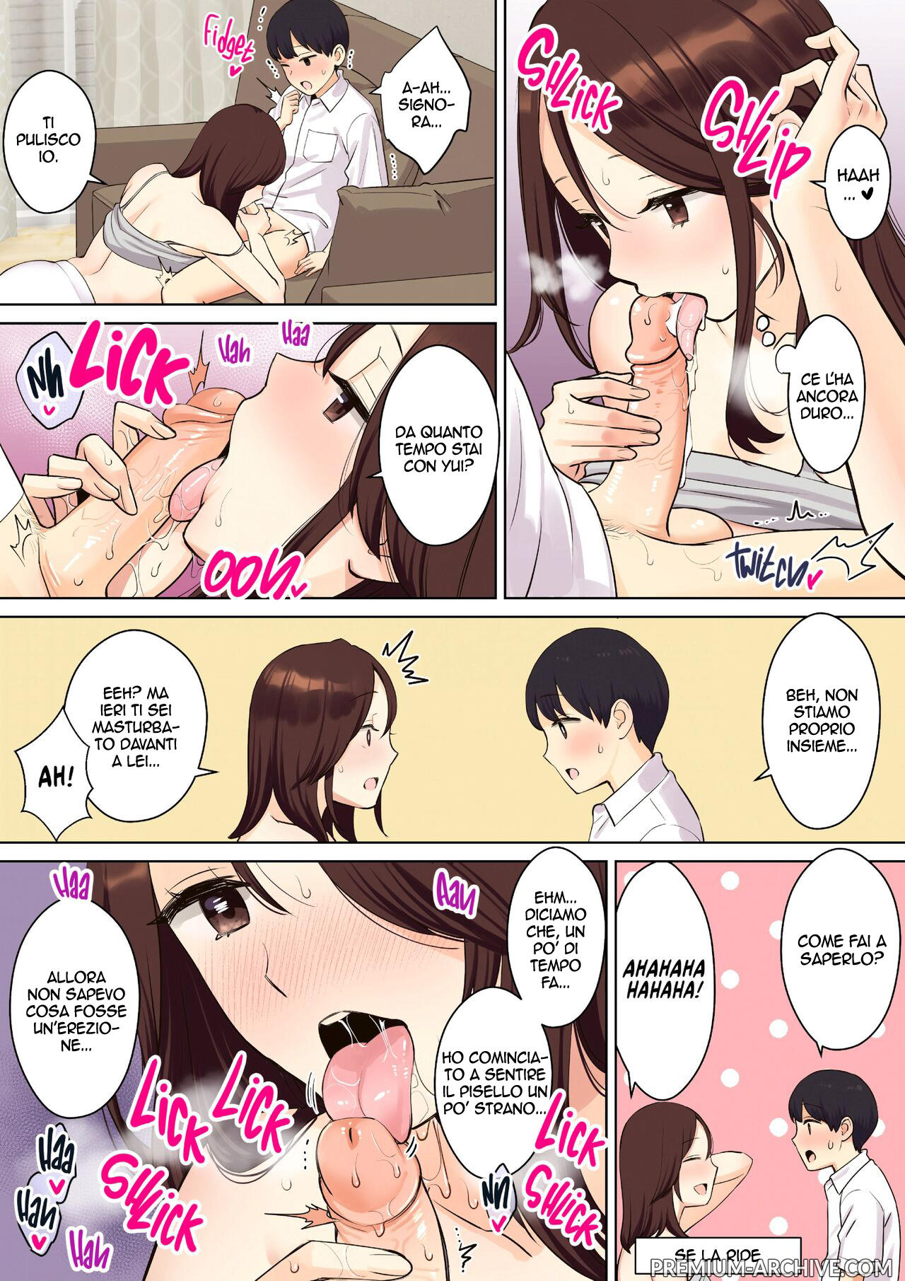 [Oshima Aki] Kanojo no Okaa-san ni Doutei o Ubawareru Hanashi 1 | La mamma della mia ragazza si è presa la mia verginità 1 [Italian] [Decensored] 画像番号 29