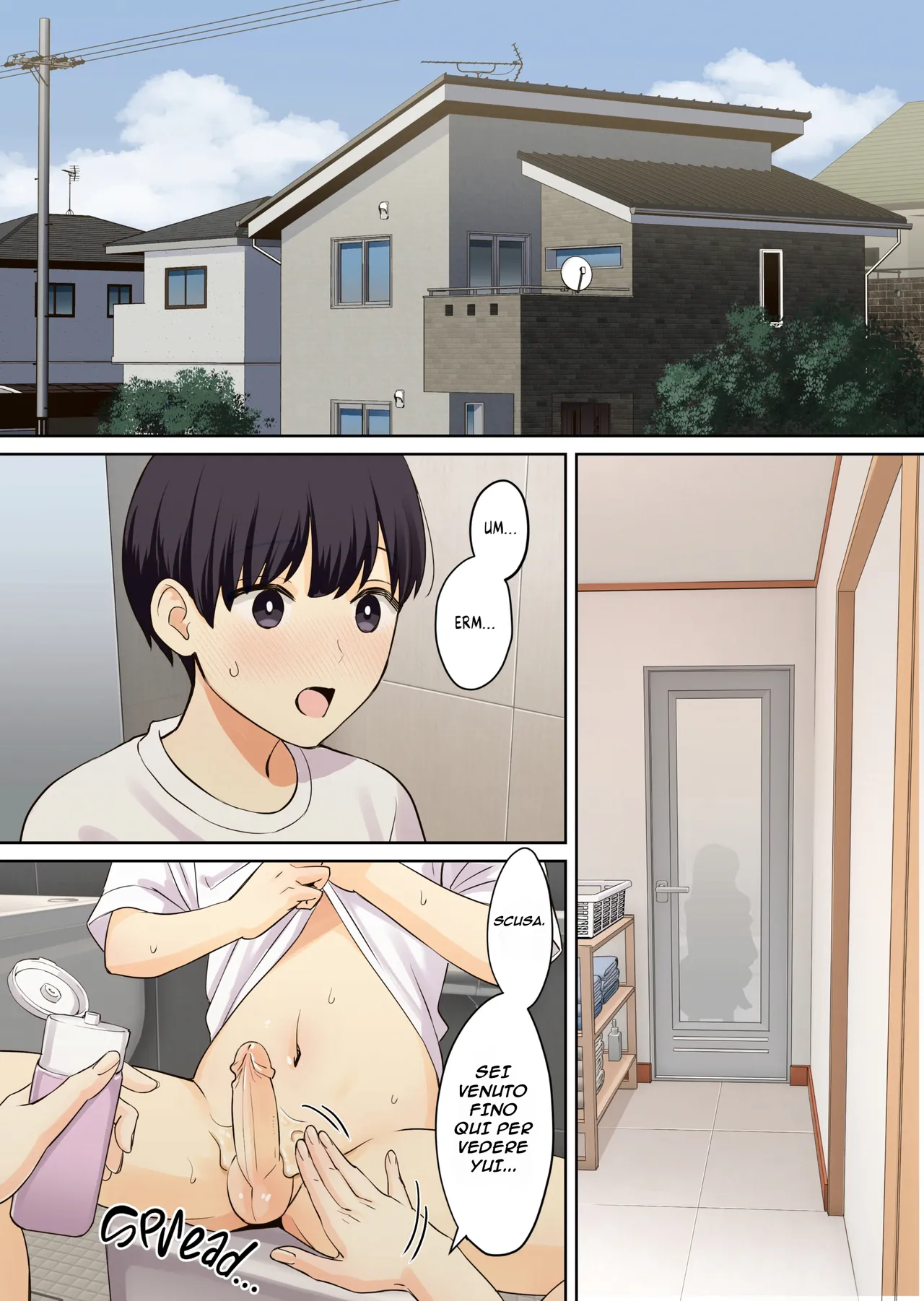[Oshima Aki] Kanojo no Okaa-san ni Doutei o Ubawareru Hanashi 2 | La mamma della mia ragazza si è presa la mia verginità 2 [Italian] (Decensored) image number 5